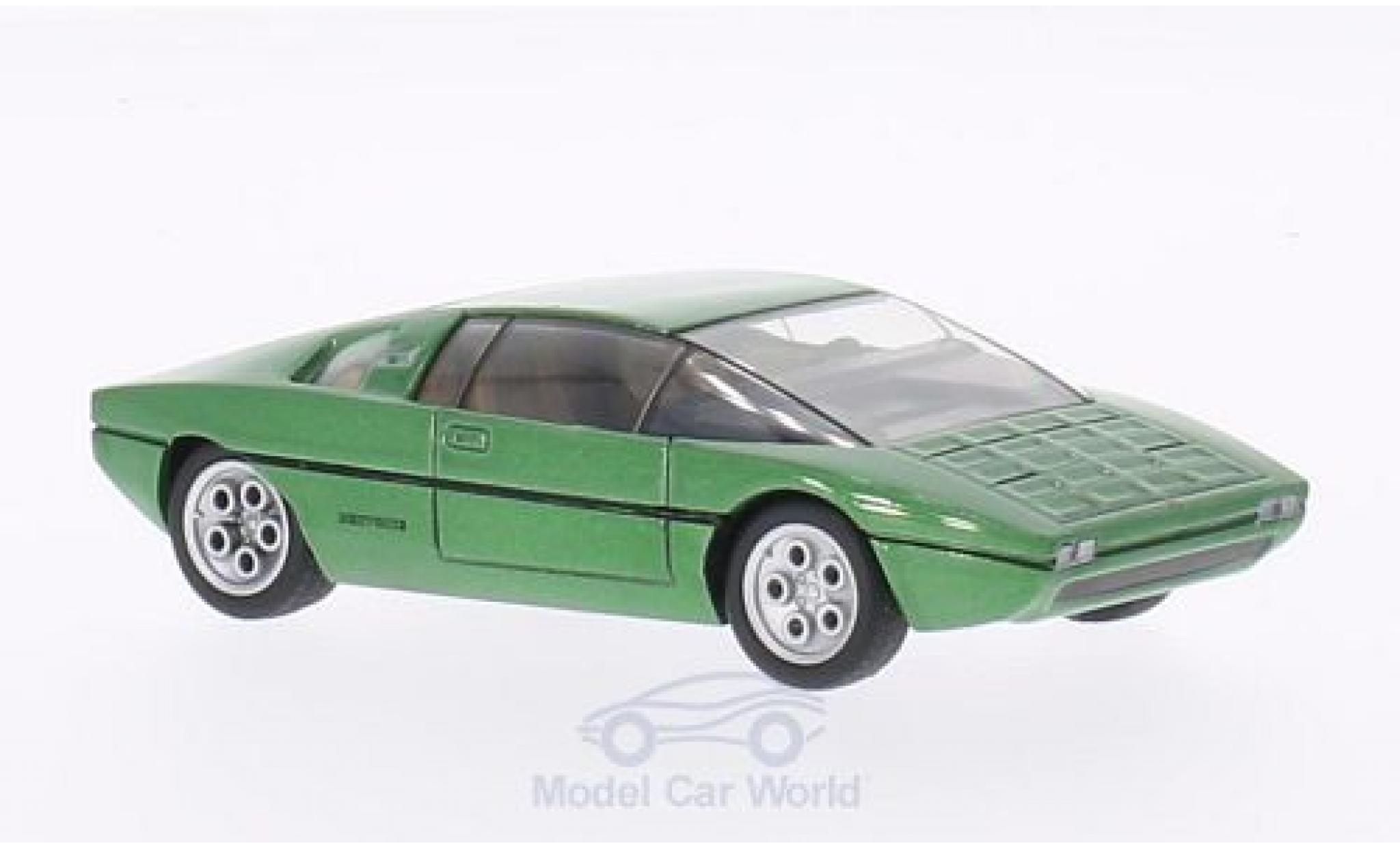 Lamborghini Bravo 1/43 WhiteBox metallic groen 1974 modelauto