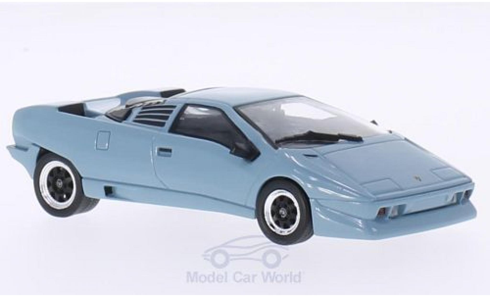 Lamborghini P132 1/43 WhiteBox Proodotipo blauw 1986 modelauto