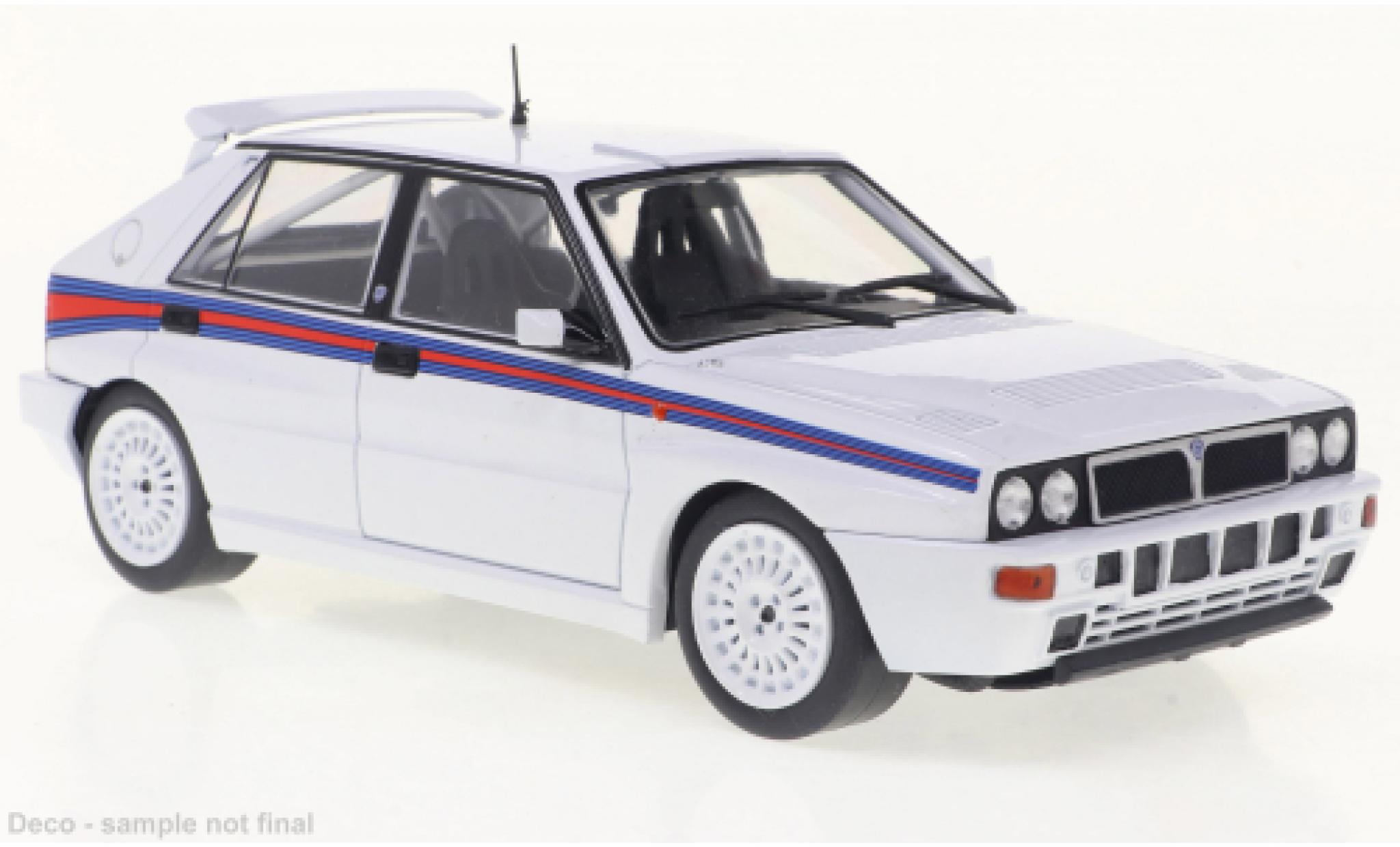 Lancia Delta 1/24 WhiteBox Integrale 16V wit/Dekor 1989 1:24 modelauto