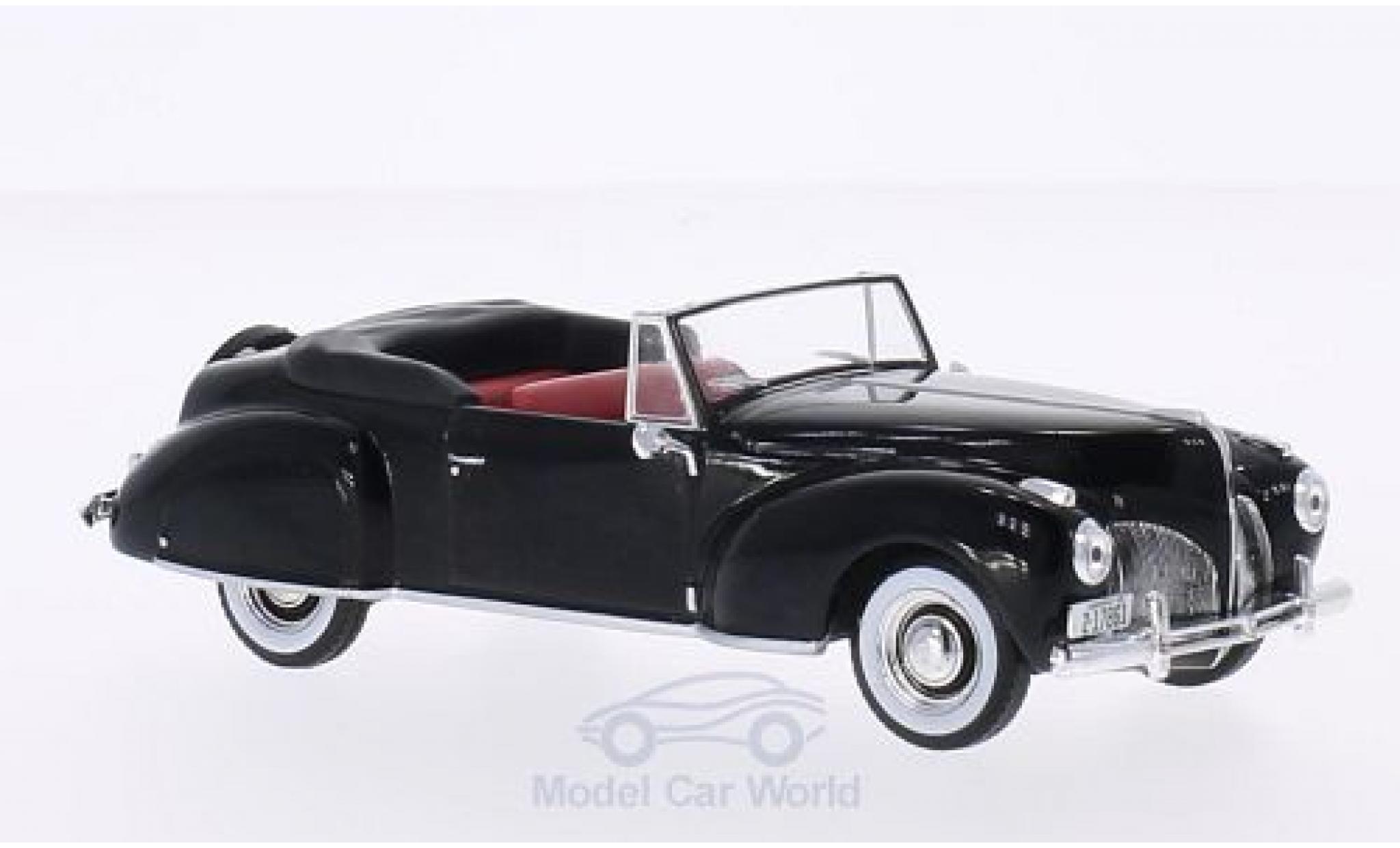 Lincoln Continental 1/43 WhiteBox zwart 1939 modelauto