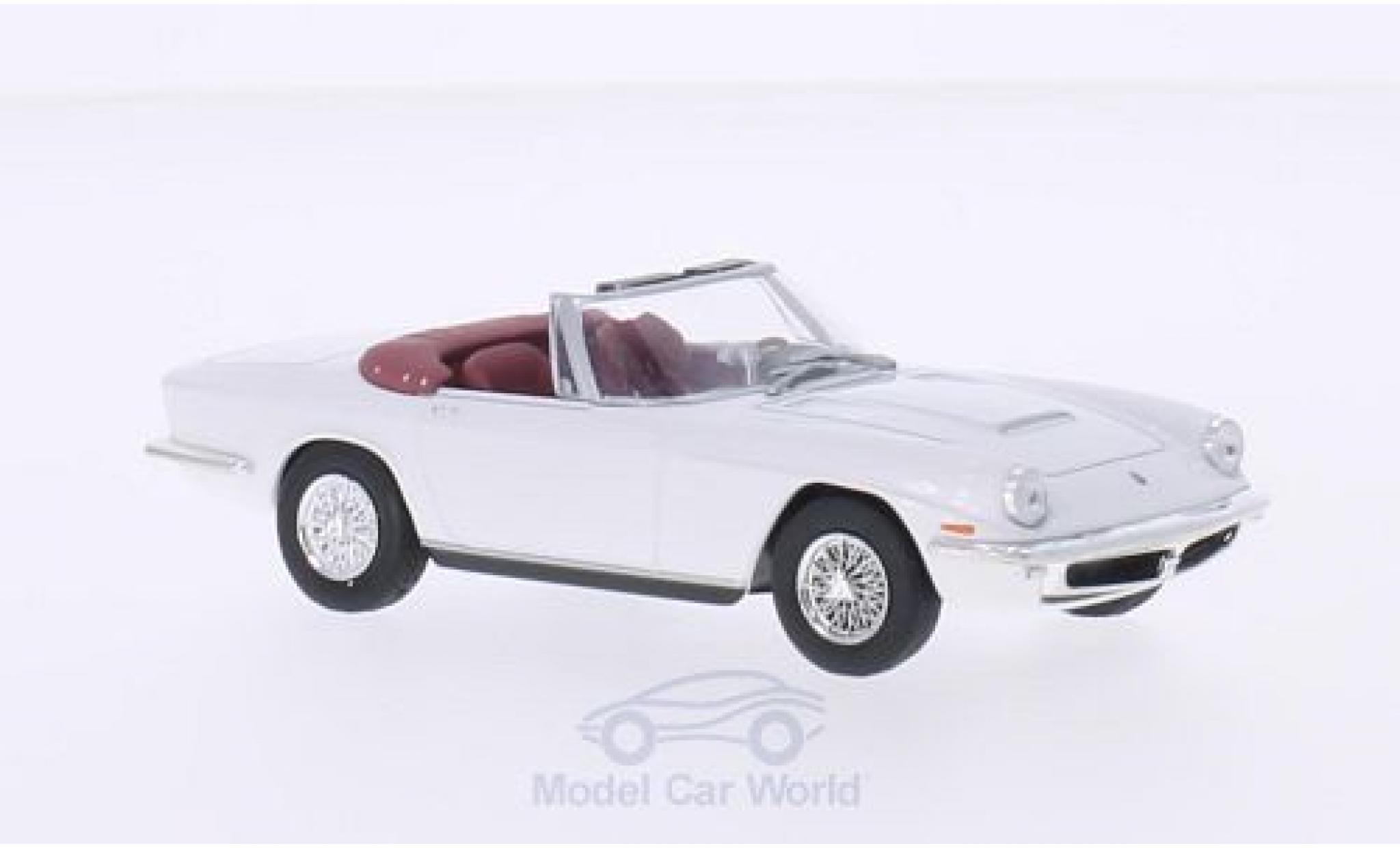 Maserati Mistral 1/43 WhiteBox Spyder wit modelauto