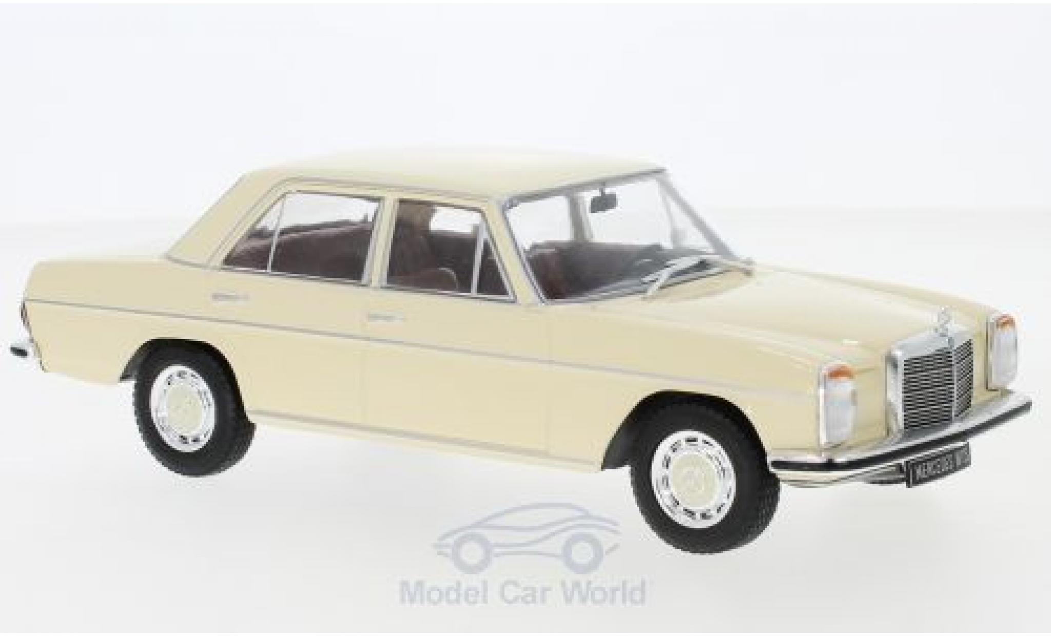 Mercedes 200 1/24 WhiteBox D (W115) beige 1968 modelauto