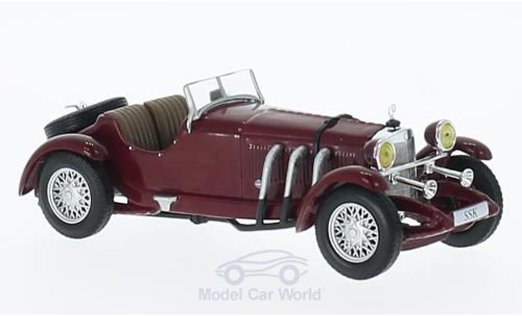 Mercedes SSK 1/43 WhiteBox rood 1928 modelauto