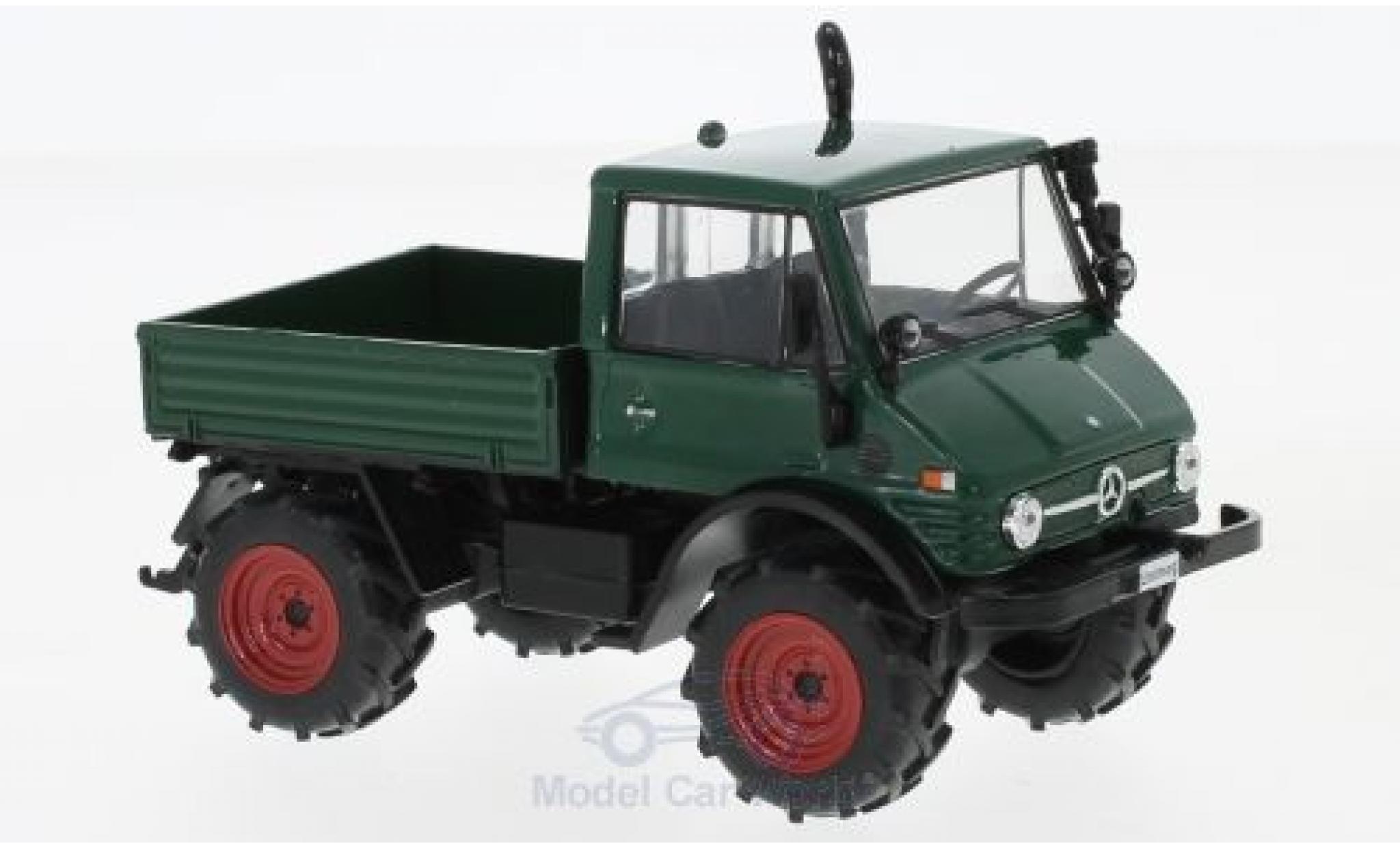 Mercedes Unimog 1/43 WhiteBox 406 groen 1977 modelauto