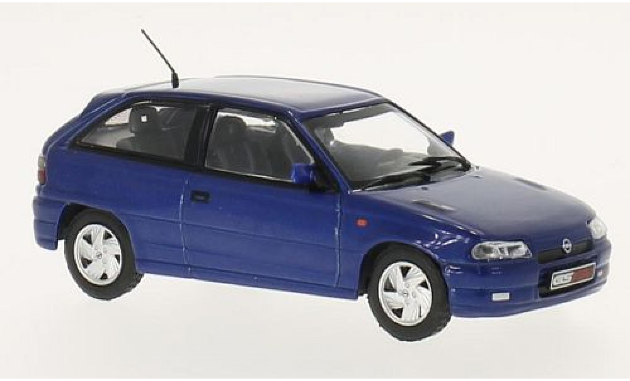 Opel Astra 1/43 WhiteBox F GSi metallic blauw 1992 modelauto