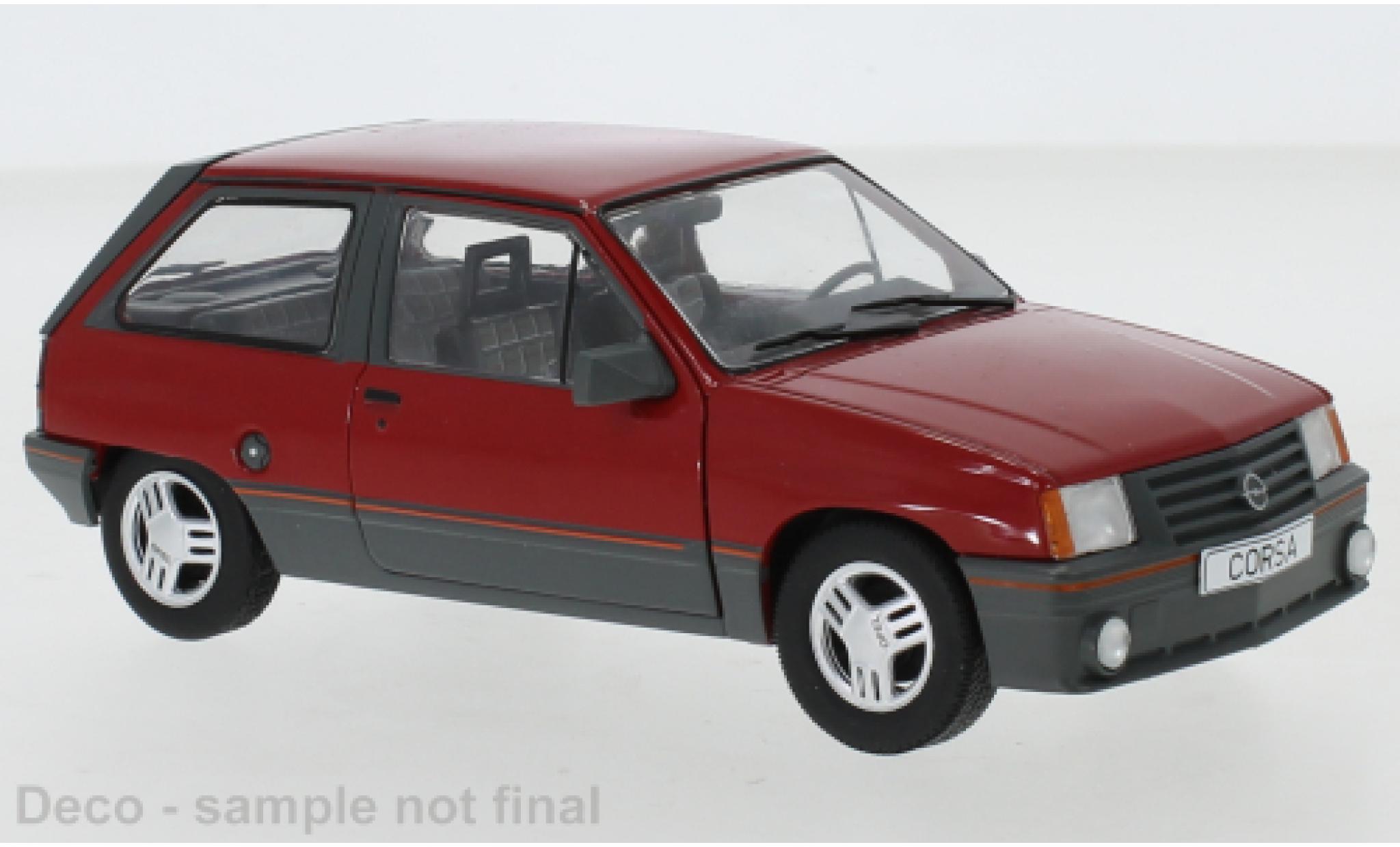 Opel Corsa 1/24 WhiteBox A SR rood 1985 modelauto