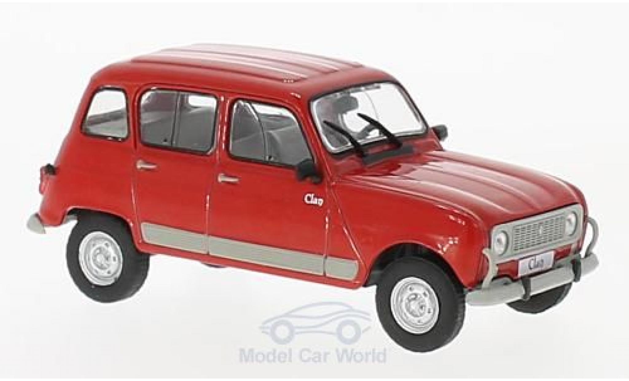 Renault 4 L 1/43 WhiteBox Clan rood 1978 modelauto