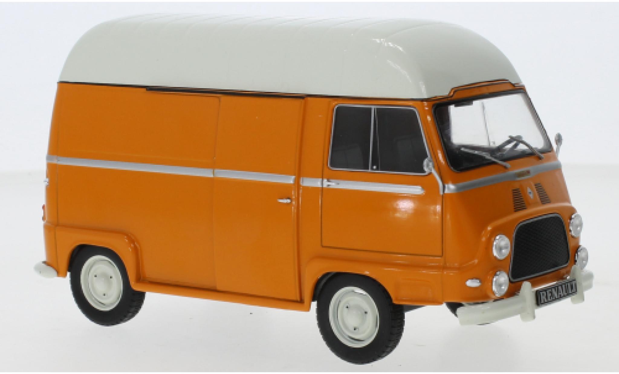 Renault Estafette 1/24 WhiteBox oranje/wit modelauto