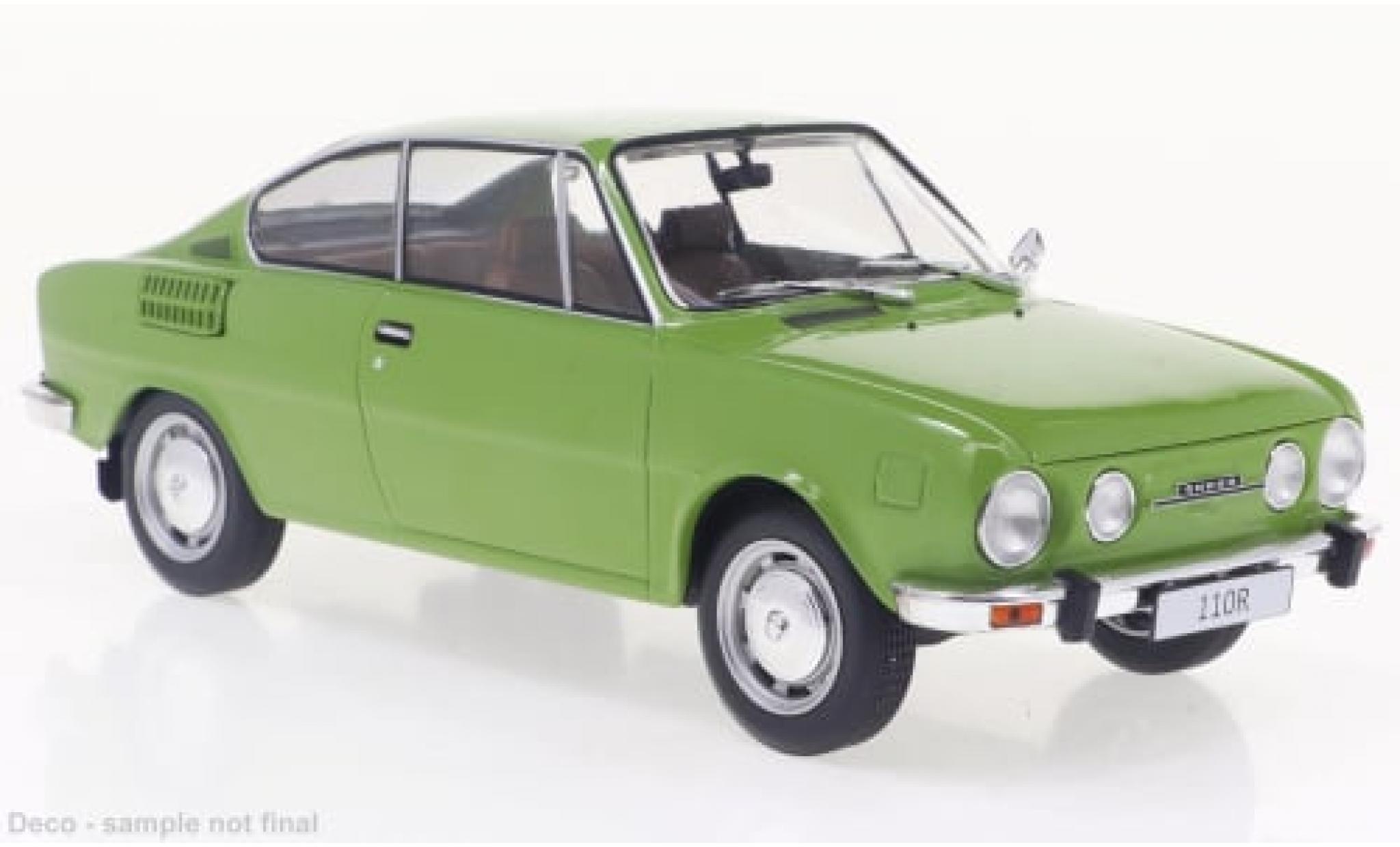 Skoda 110 1/24 WhiteBox R groen 1970 1:24 modelauto