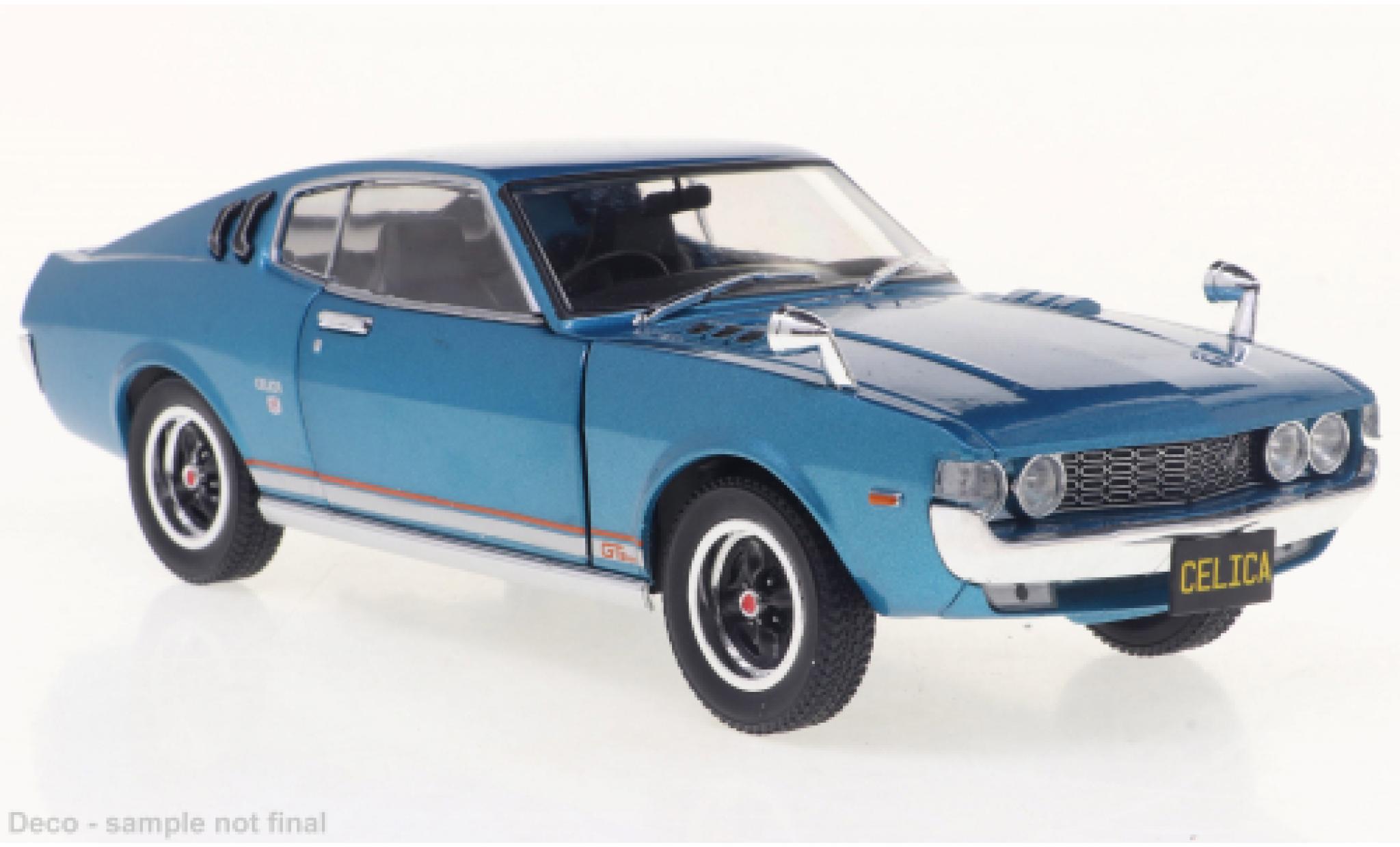 Toyota Celica 1/24 WhiteBox LB 2000 GT metallic turquoise RHD 1973 1:24 modelauto