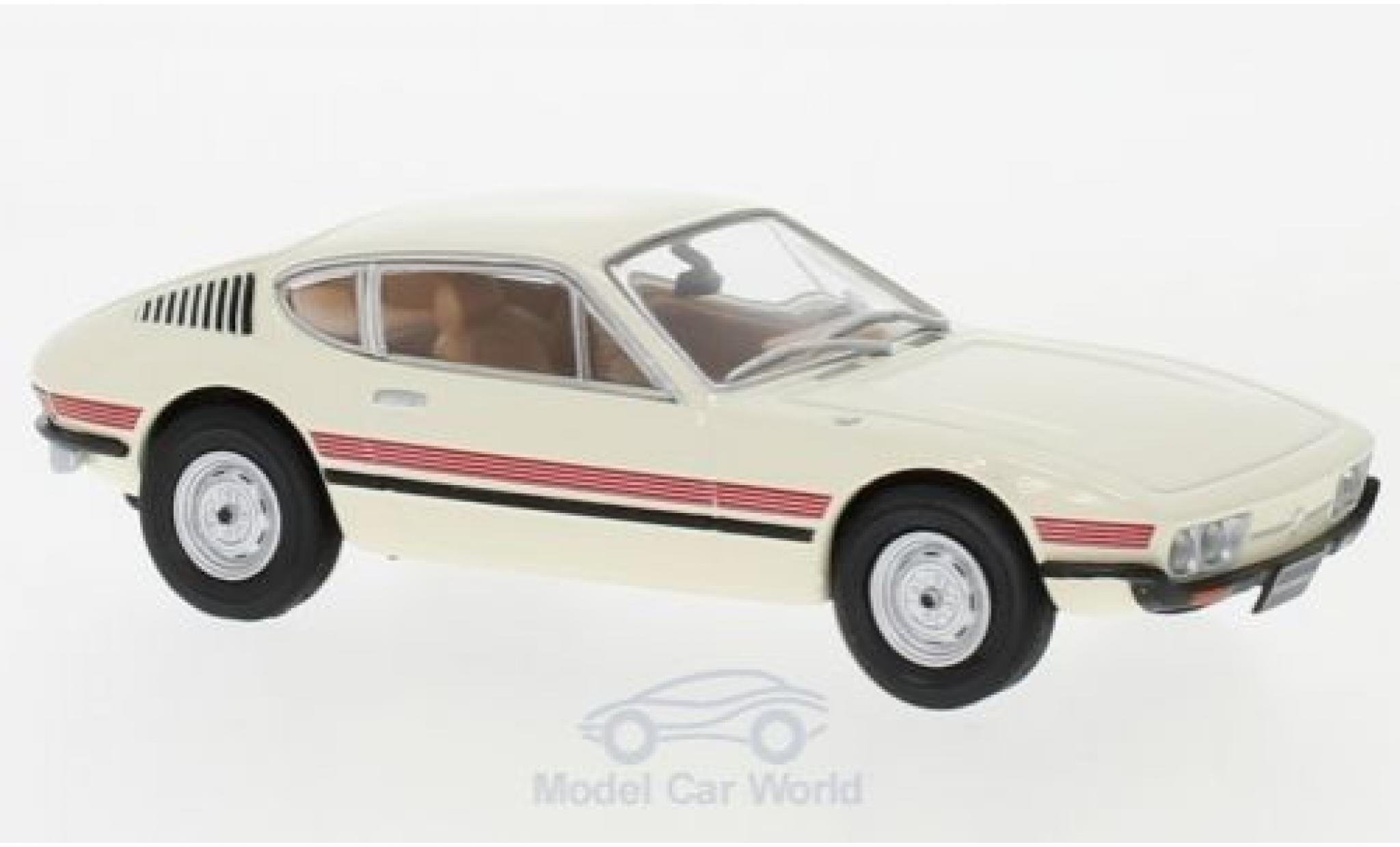Volkswagen SP2 1/43 WhiteBox wit/rood 1973 modelauto