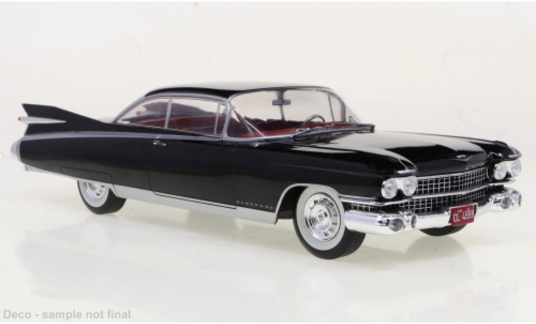 Cadillac Eldorado 1/24 WhiteBox zwart 1959 modelauto