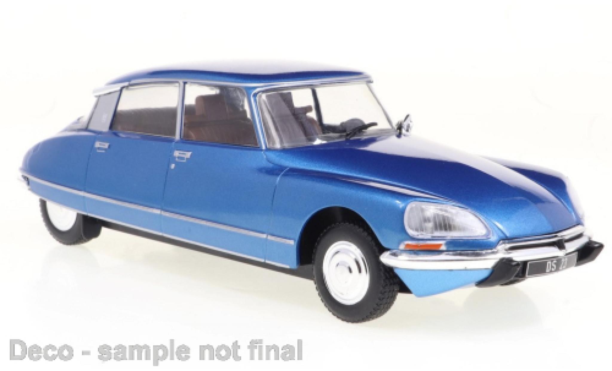 Citroen DS 1/24 WhiteBox 23 Pallas metallic blauw 1973 modelauto