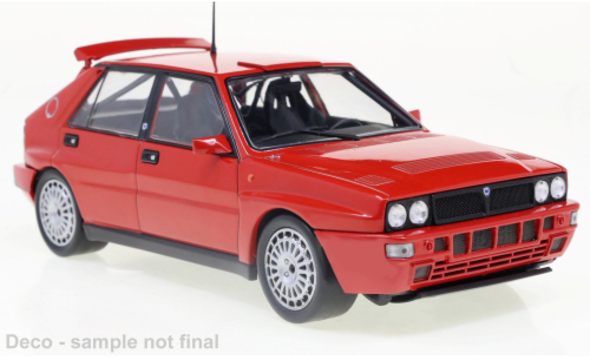 Lancia Delta 1/24 WhiteBox Integrale 16V rood 1989 modelauto