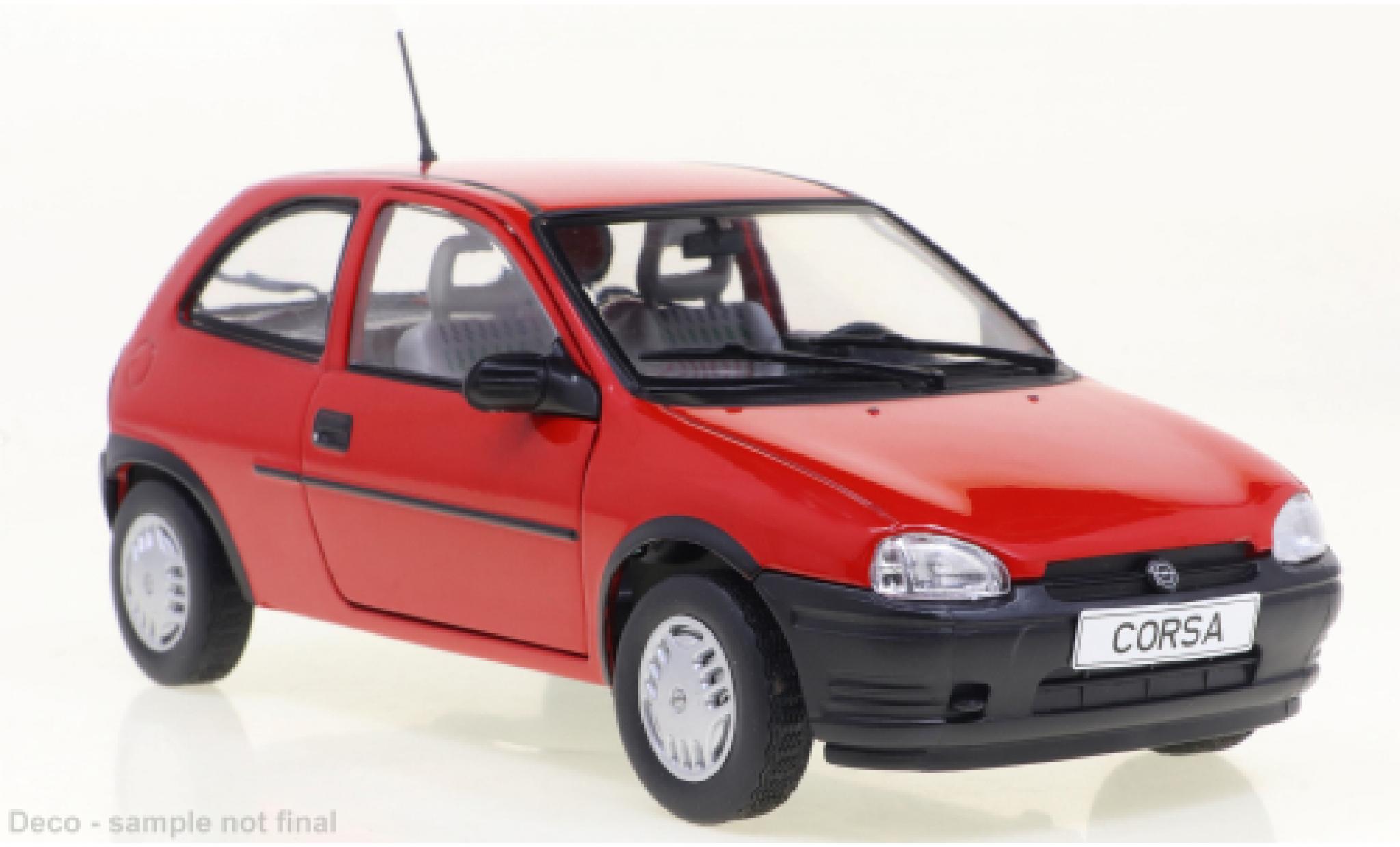 Opel Corsa 1/24 WhiteBox B rood 1993 modelauto