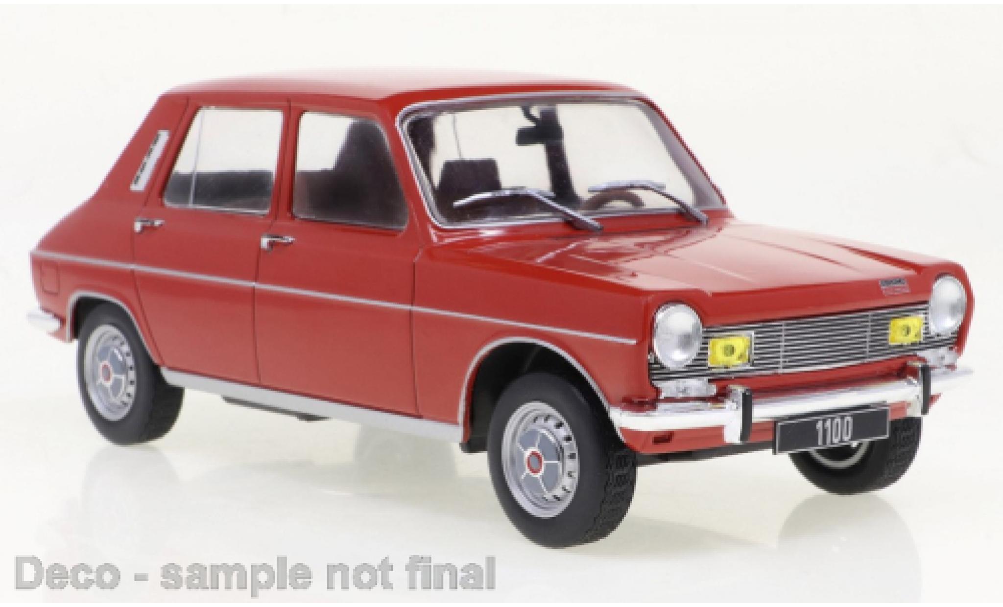 Simca 1100 1/24 WhiteBox rood 1969 modelauto