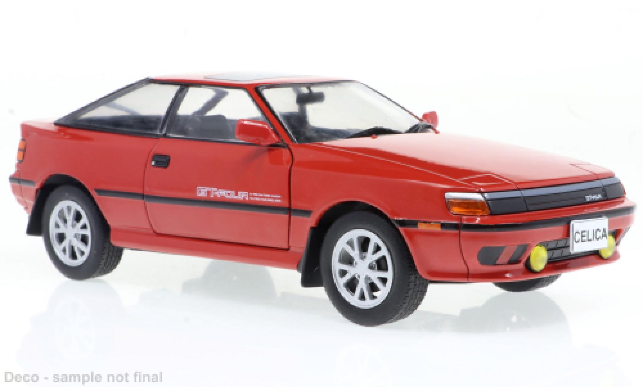 Toyota Celica 1/24 WhiteBox GT Four rood 1986 modelauto