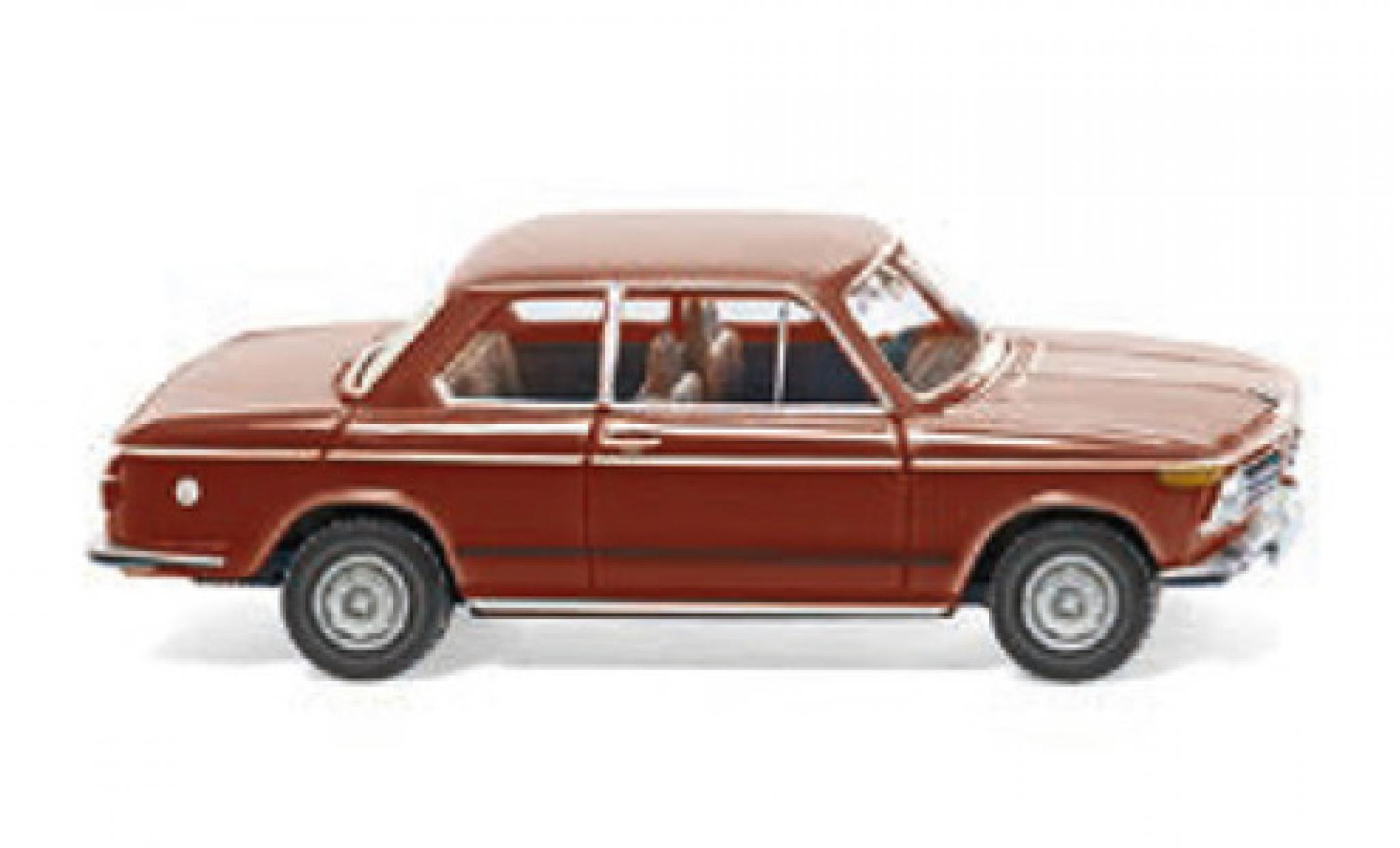 Bmw 2002 1/87 Wiking rood 1968 modelauto