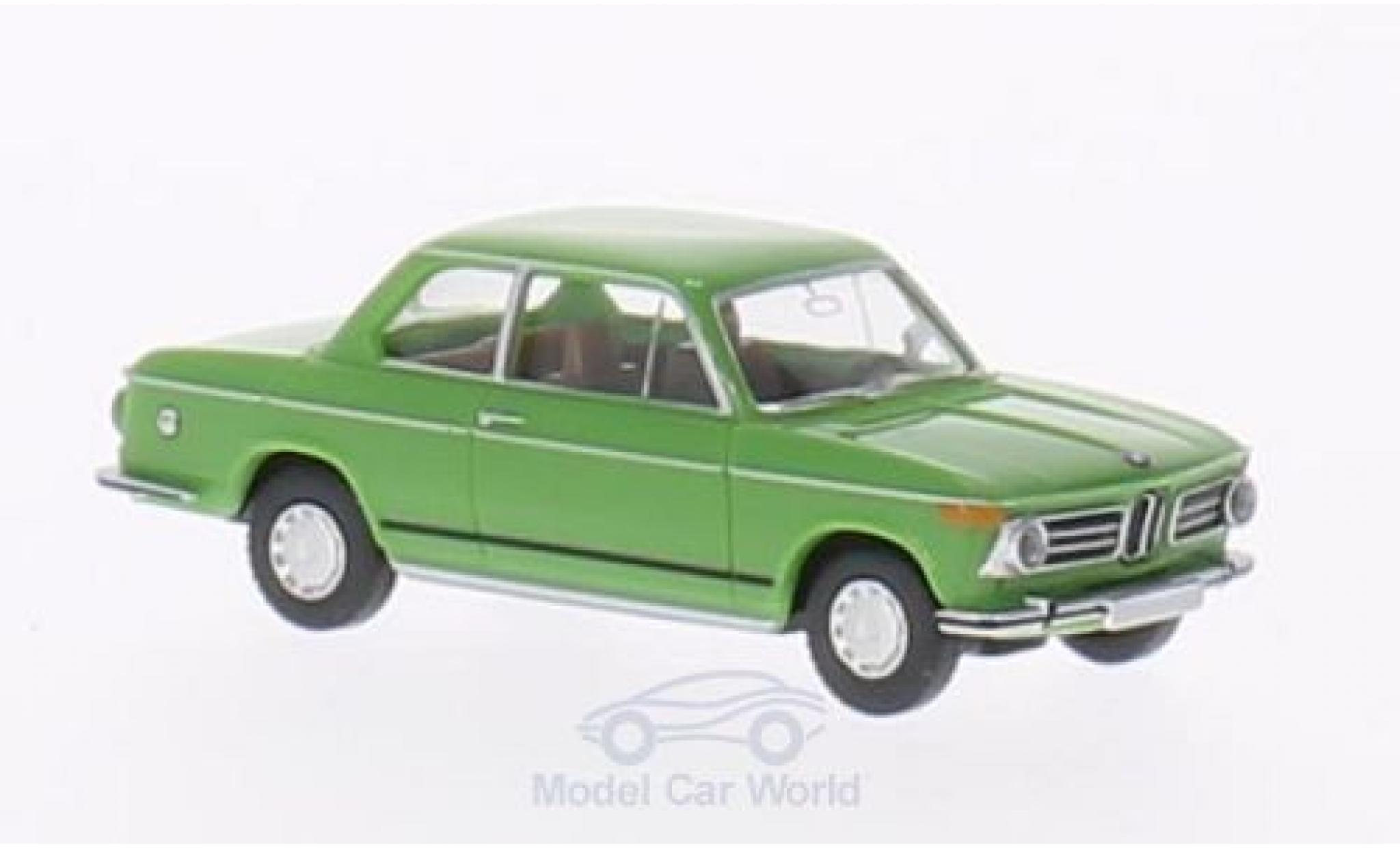 Bmw 2002 1/87 Wiking groen modelauto