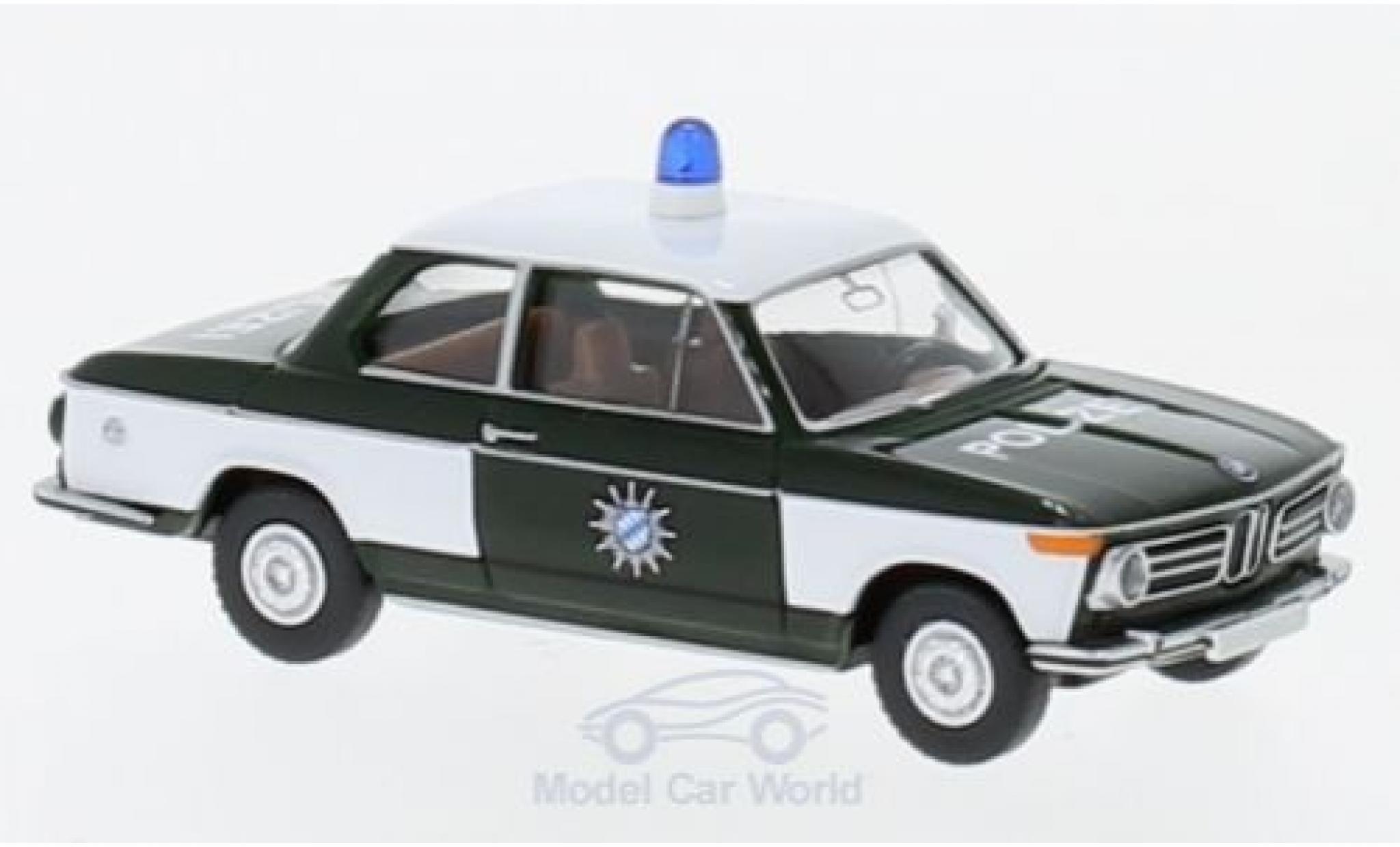Bmw 2002 1/87 Wiking Politie modelauto