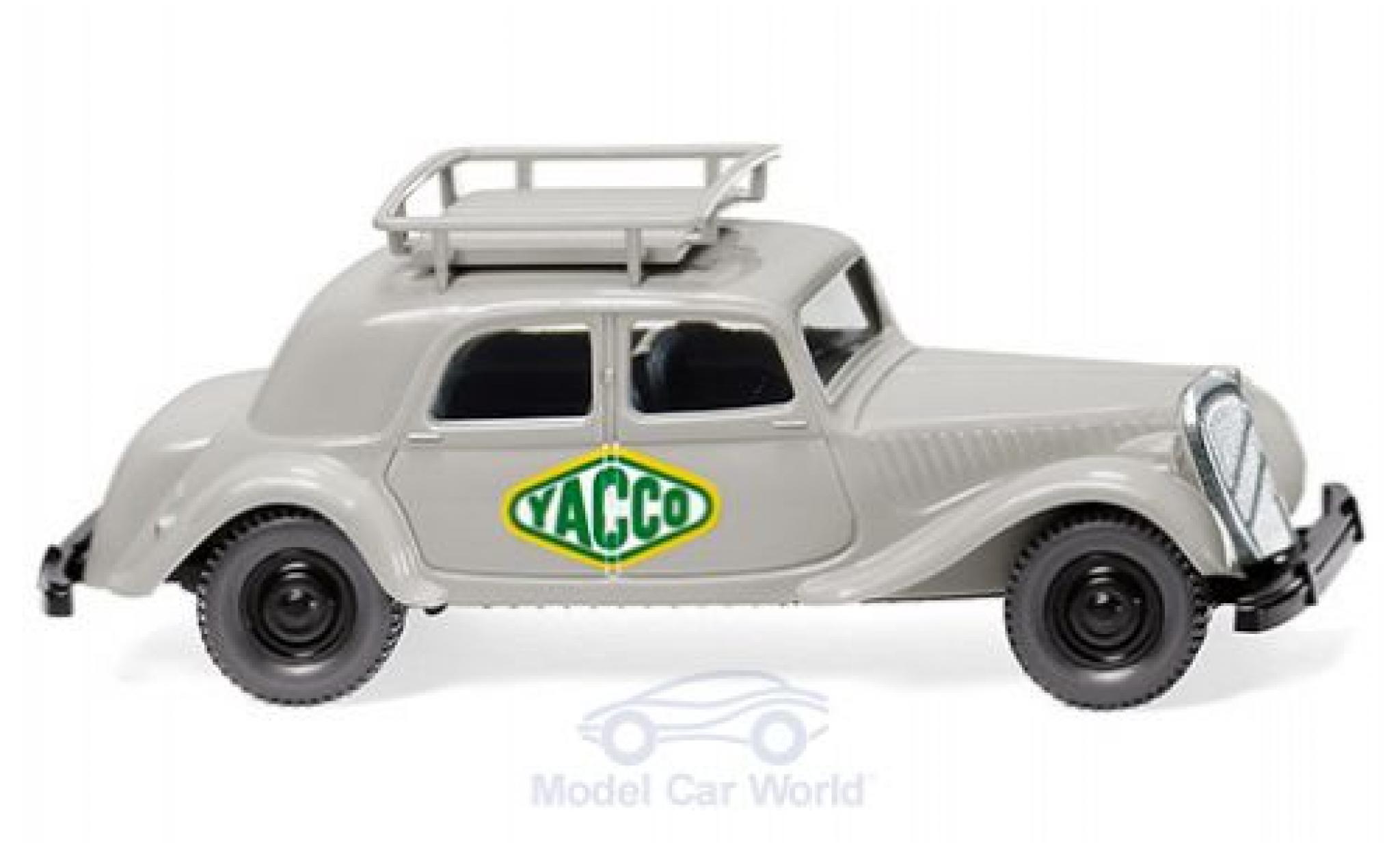 Citroen Traction 1/87 Wiking 15 SIX Yacco modelauto