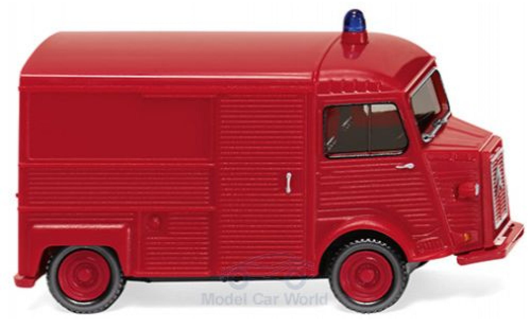 Citroen HY 1/87 Wiking Bestelwagen Brandweer modelauto