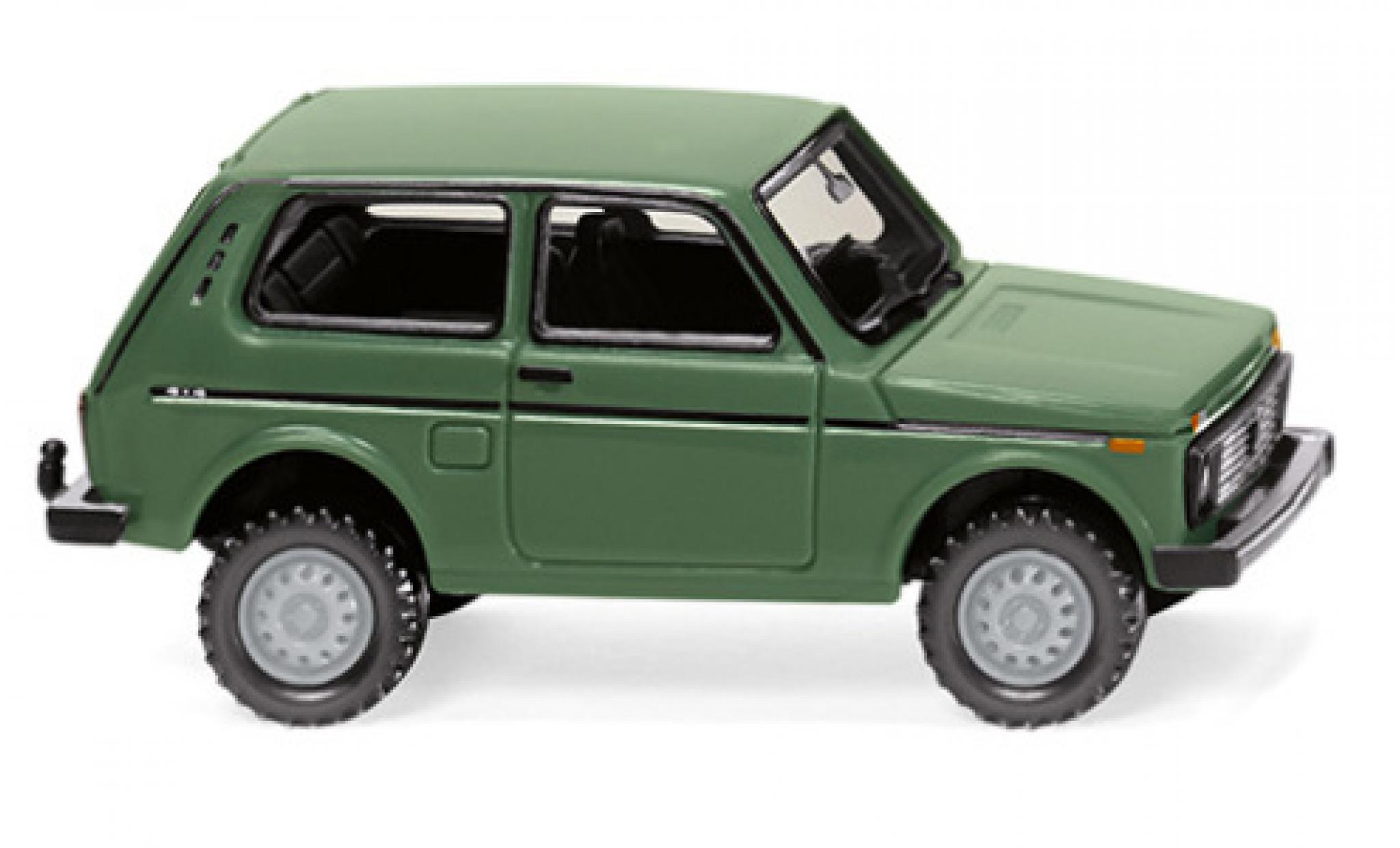 Lada Niva 1/87 Wiking groen modelauto