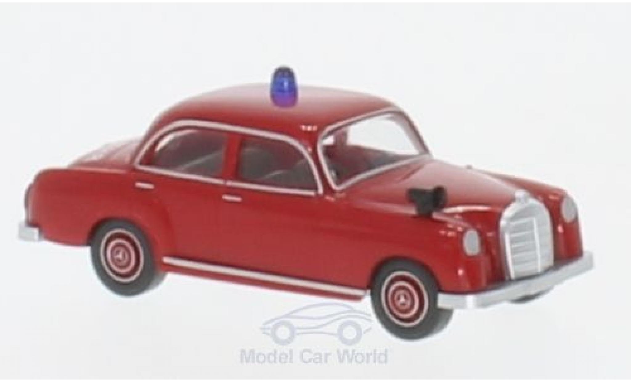 Mercedes 180 1/87 Wiking Brandweer modelauto