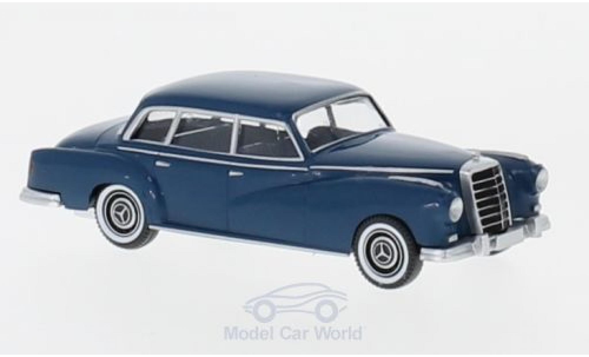 Mercedes 300 1/87 Wiking blauw modelauto