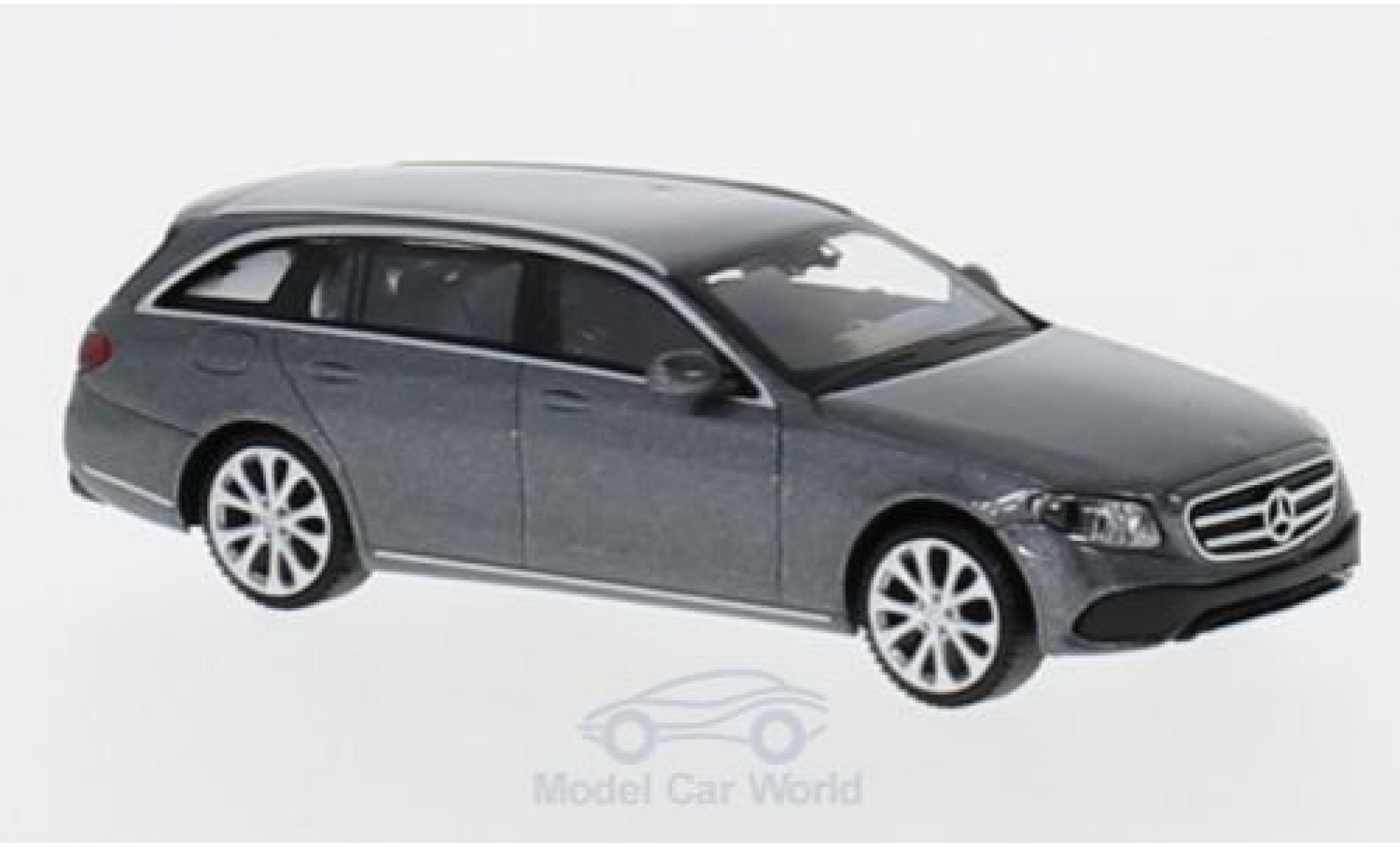 Mercedes Classe E 1/87 Wiking (S213) Avantgarde metallic grijs modelauto