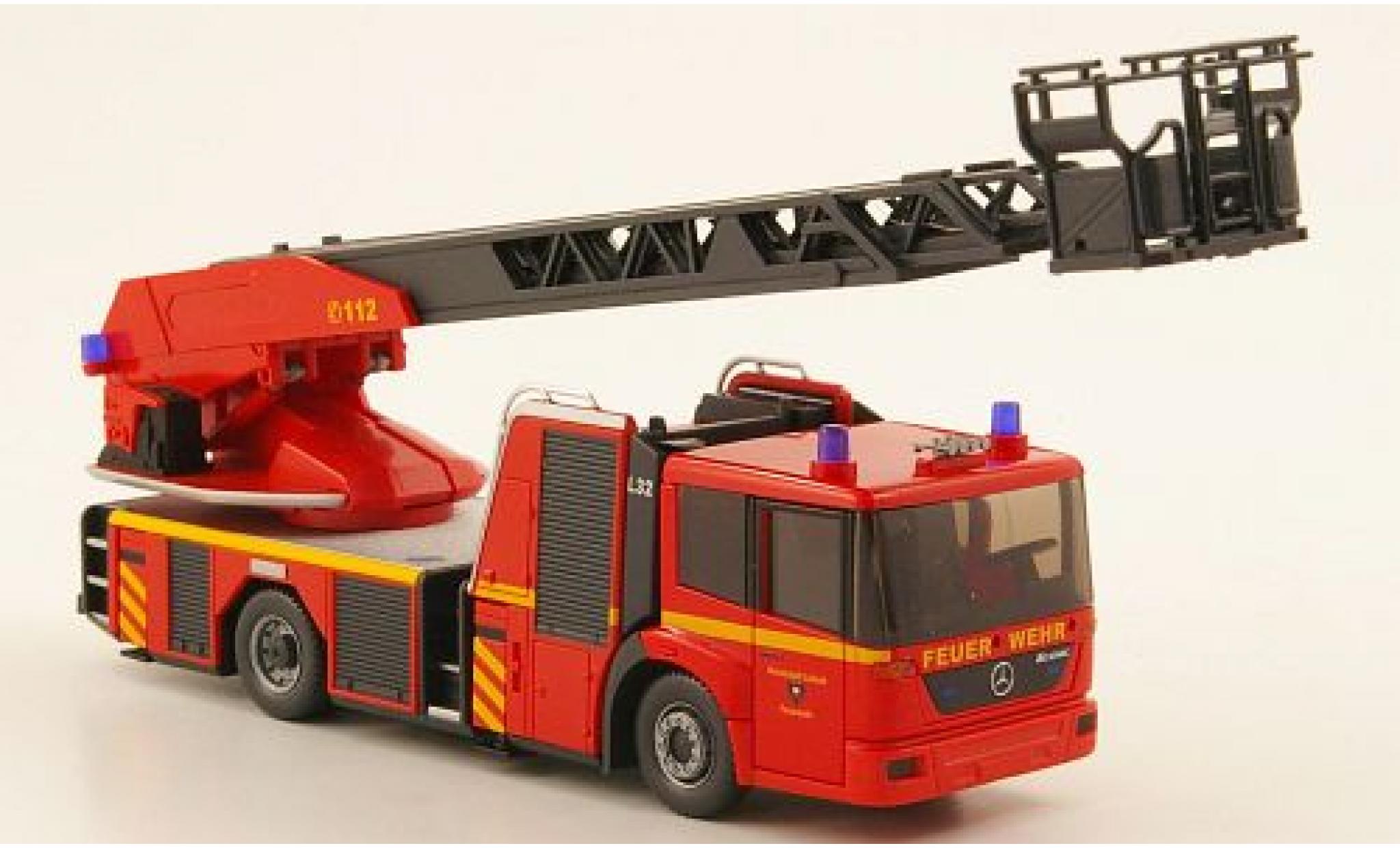 Mercedes Econic 1/87 Wiking Metz DL 32 Brandweer L&uuml;beck modelauto