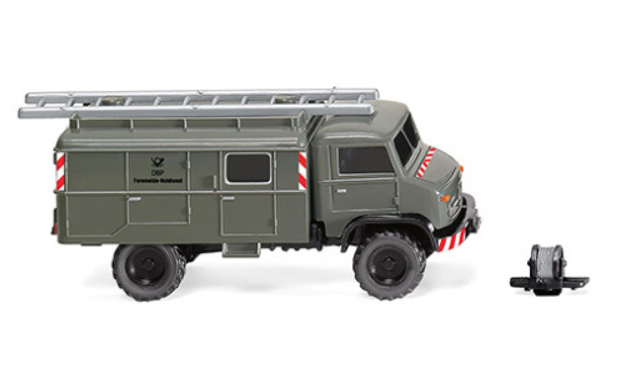 Mercedes Unimog 1/87 Wiking S 404 DBP-Fernmeldedienst 1955 modelauto