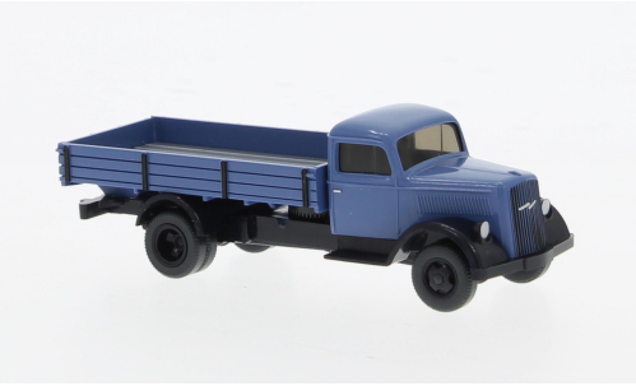 Opel Blitz 1/87 Wiking blauw 1935 1:87 modelauto