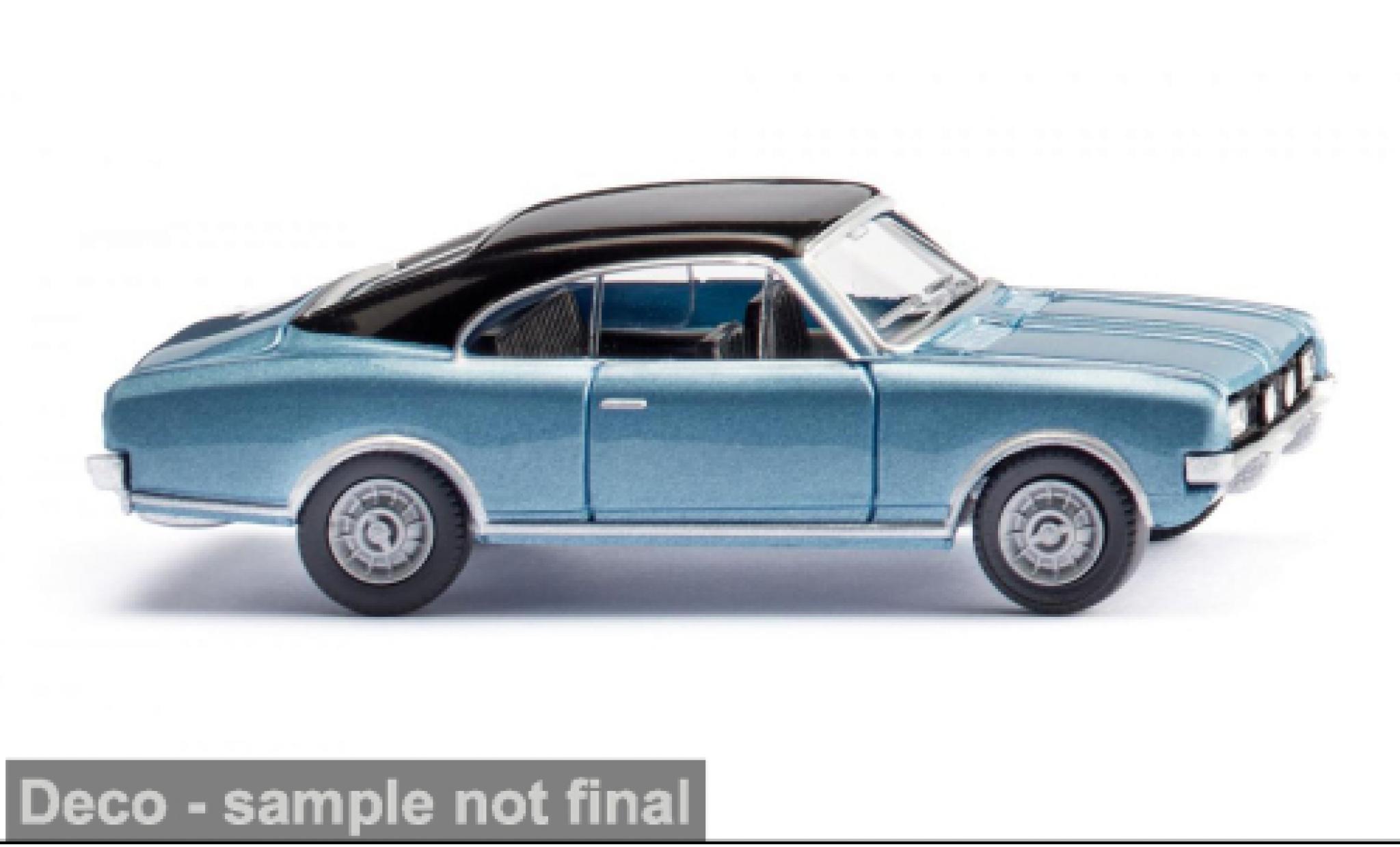 Opel Commodore 1/87 Wiking A Coupe oranje/zwart 1967 1:87 modelauto