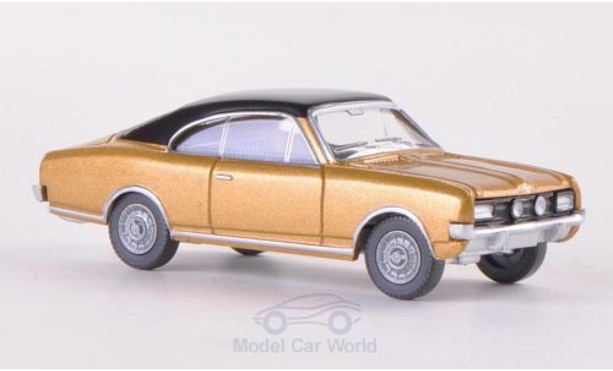 Opel Commodore C 1/87 Wiking A gold/zwart modelauto