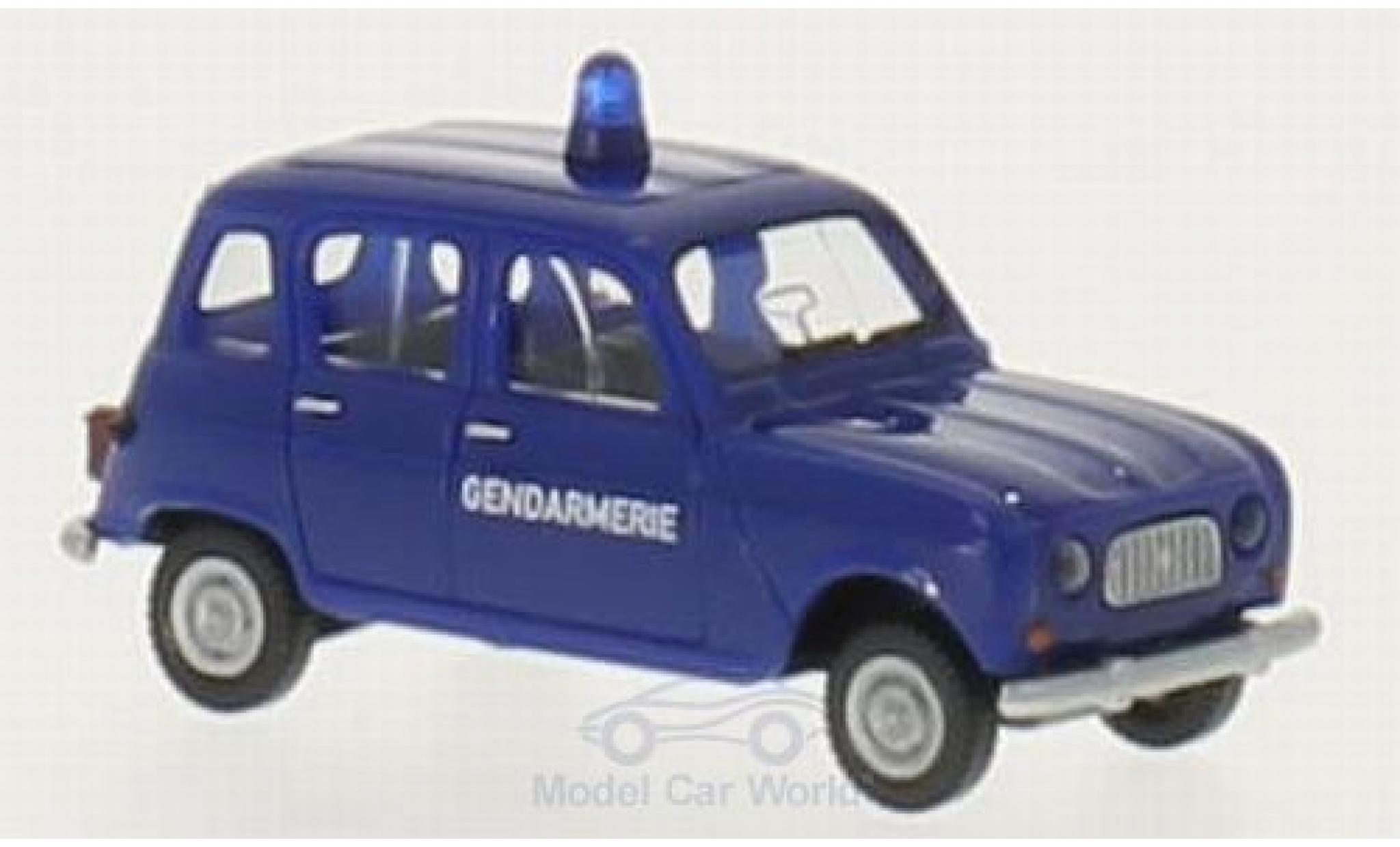 Renault 4 L 1/87 Wiking R Gendarmerie (F) modelauto