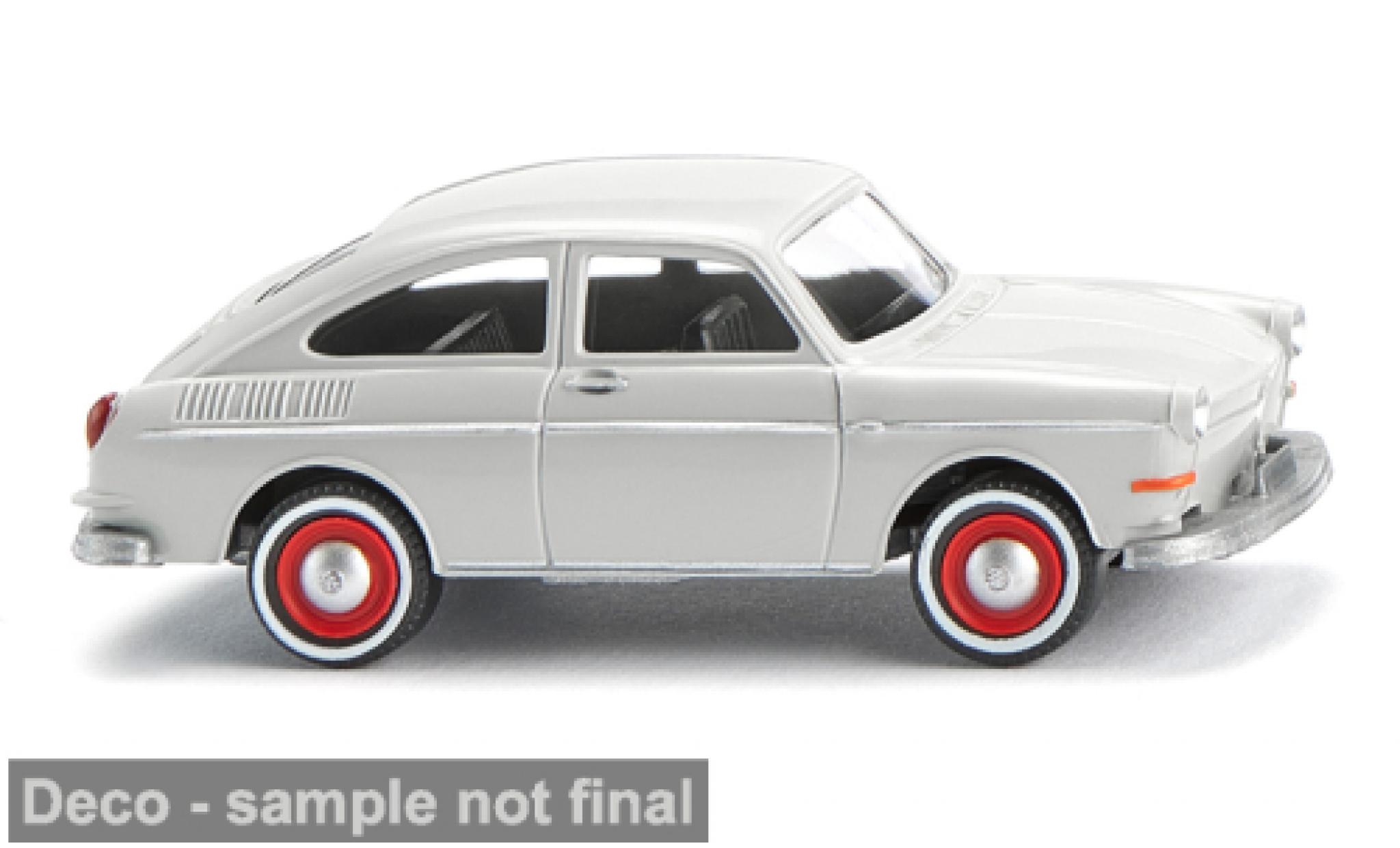 Volkswagen 1600 1/87 Wiking TL wit 1969 1:87 modelauto