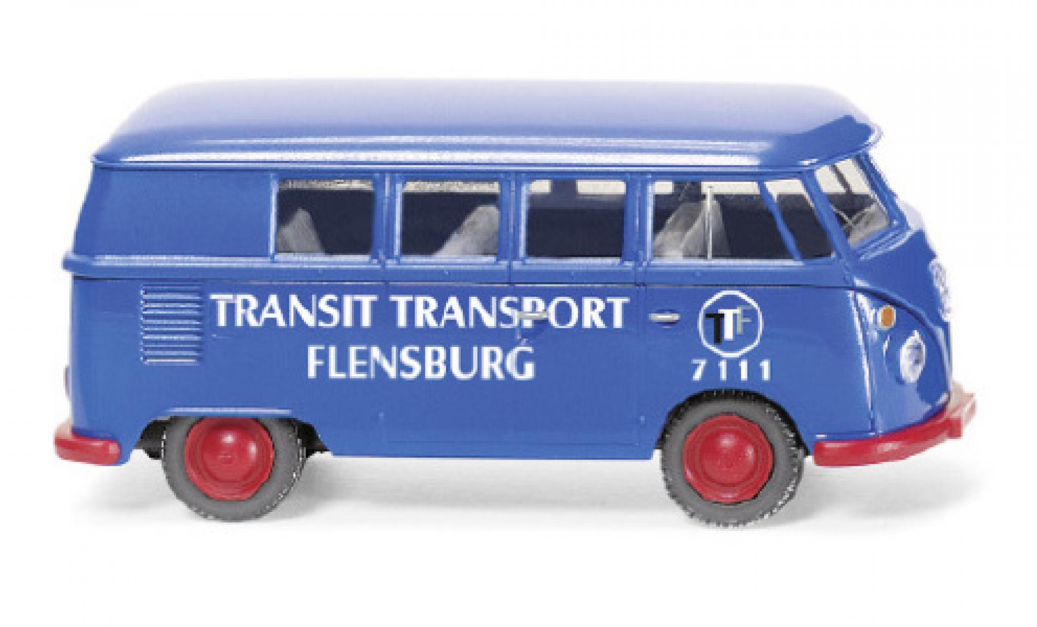 Volkswagen T1 1/87 Wiking Bus Transit Transport Flensburg modelauto