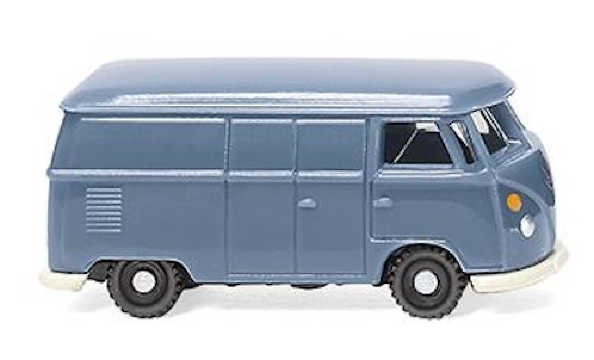 Volkswagen T1 1/160 Wiking Bestelwagen blauw modelauto