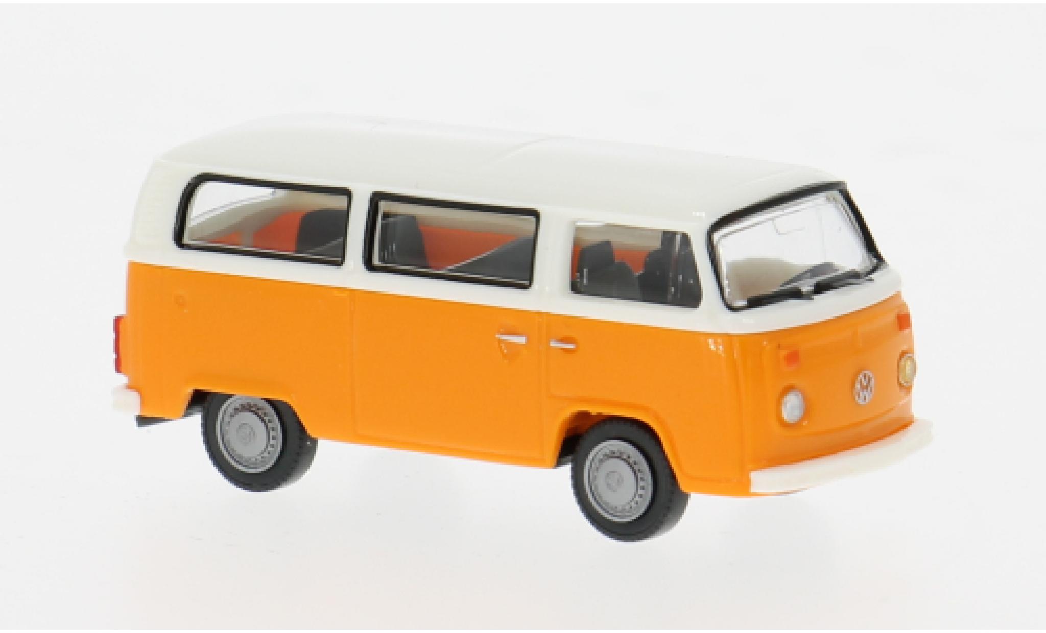 Volkswagen T2 1/87 Wiking b Bus oranje/beige 1972 1:87 modelauto