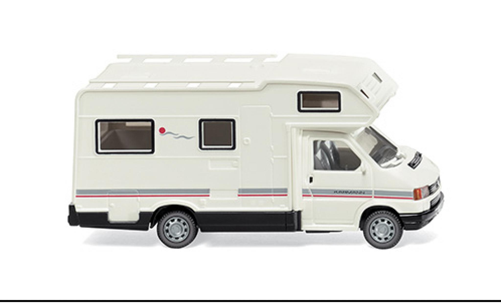 Volkswagen T4 1/87 Wiking Karmann Wohnmobil Cheetah wit modelauto