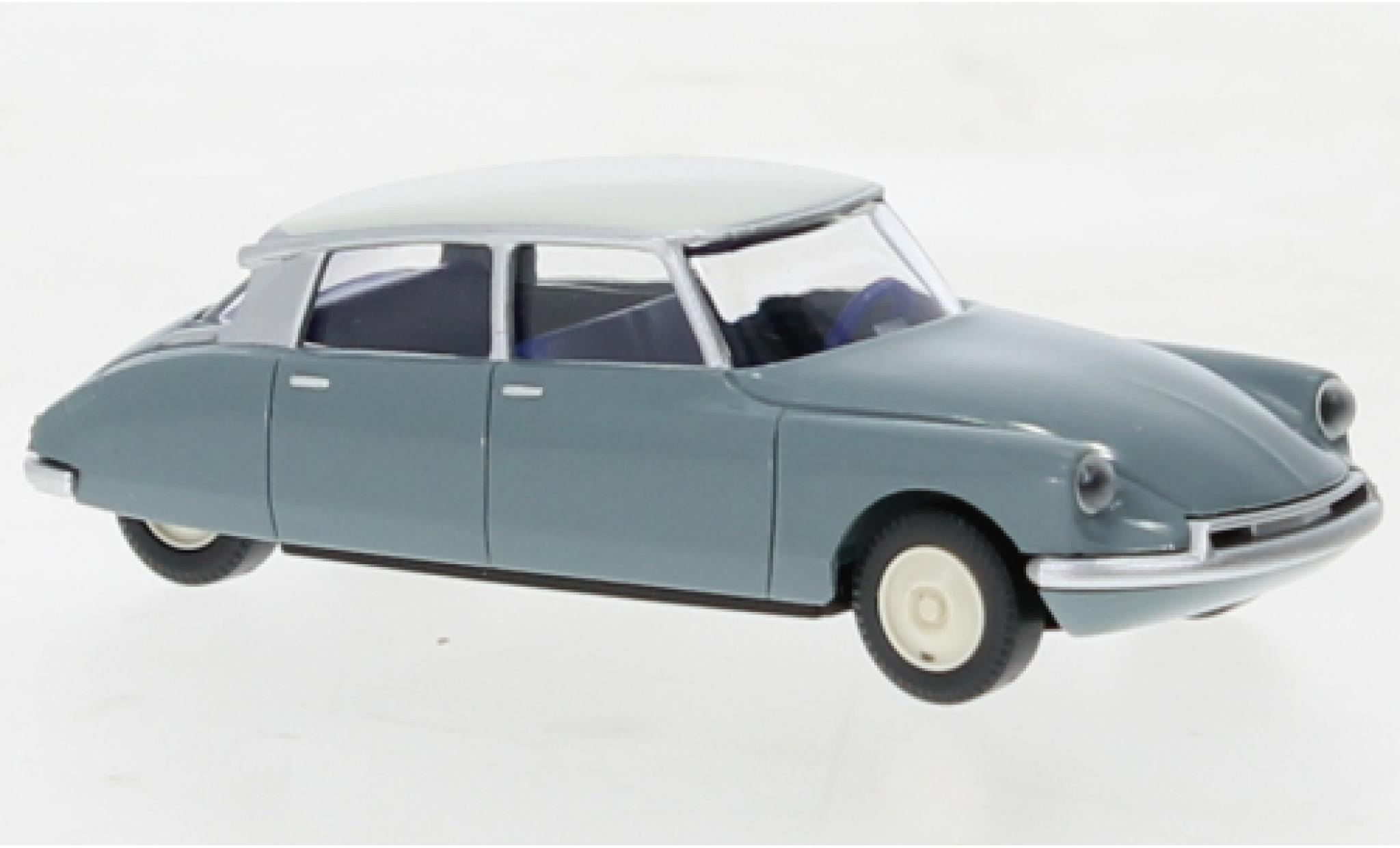 Citroen ID 19 1/87 Wiking blauw/grijs 1957 modelauto
