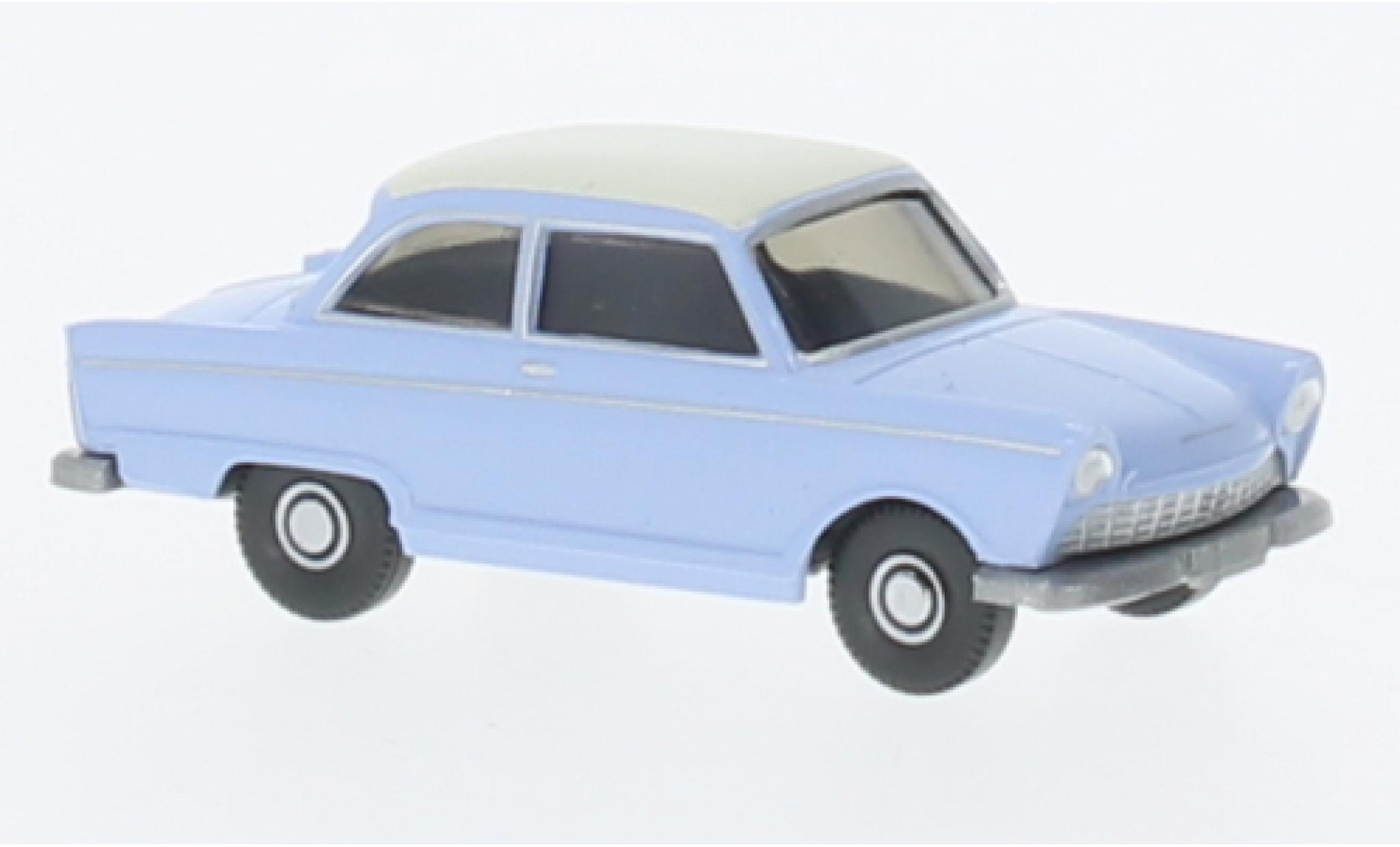 DKW Junior 1/87 Wiking de Luxe blauw clair/wit 1959 modelauto