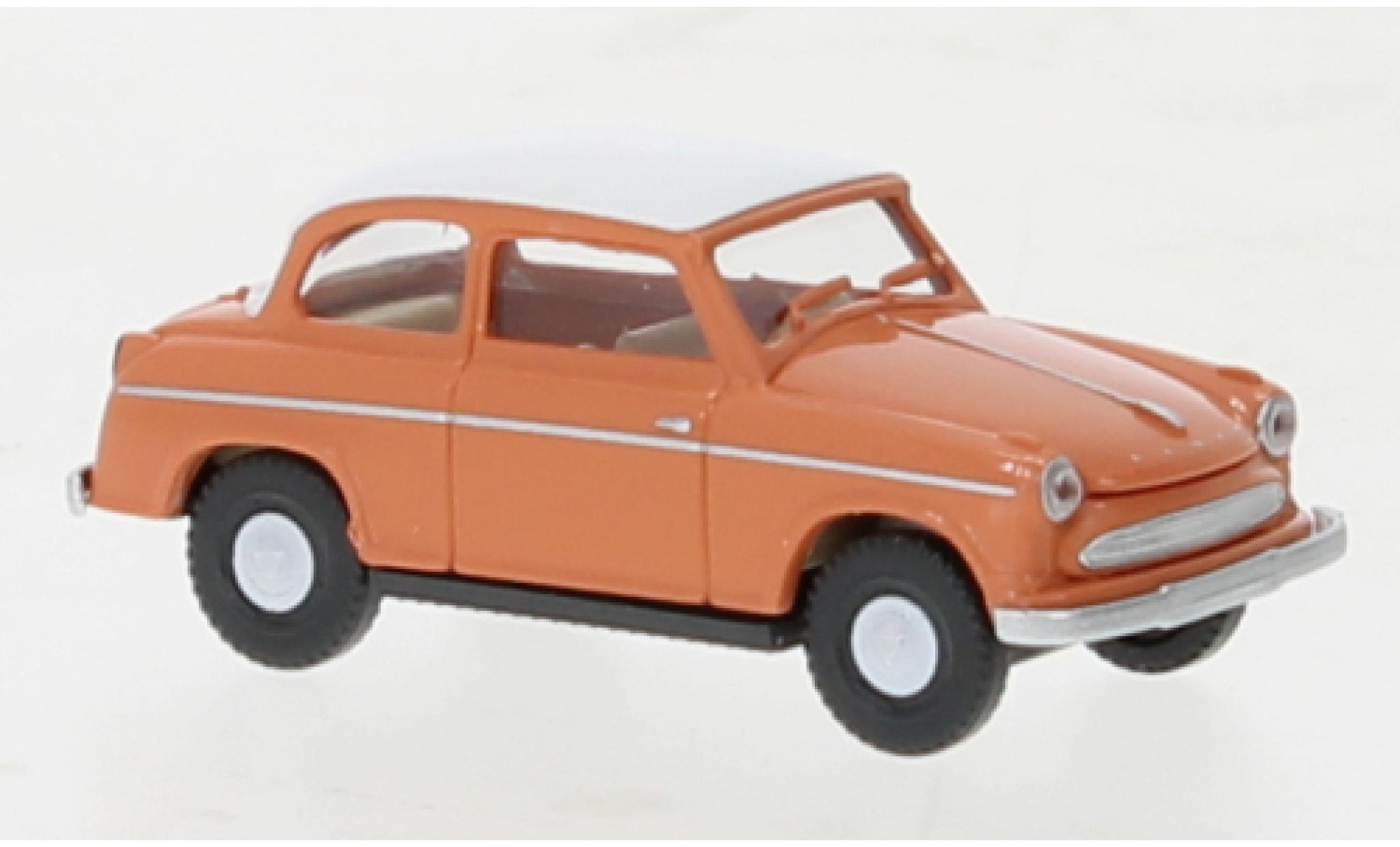 Lloyd Alexander 1/87 Wiking TS roze/wit 1954 modelauto