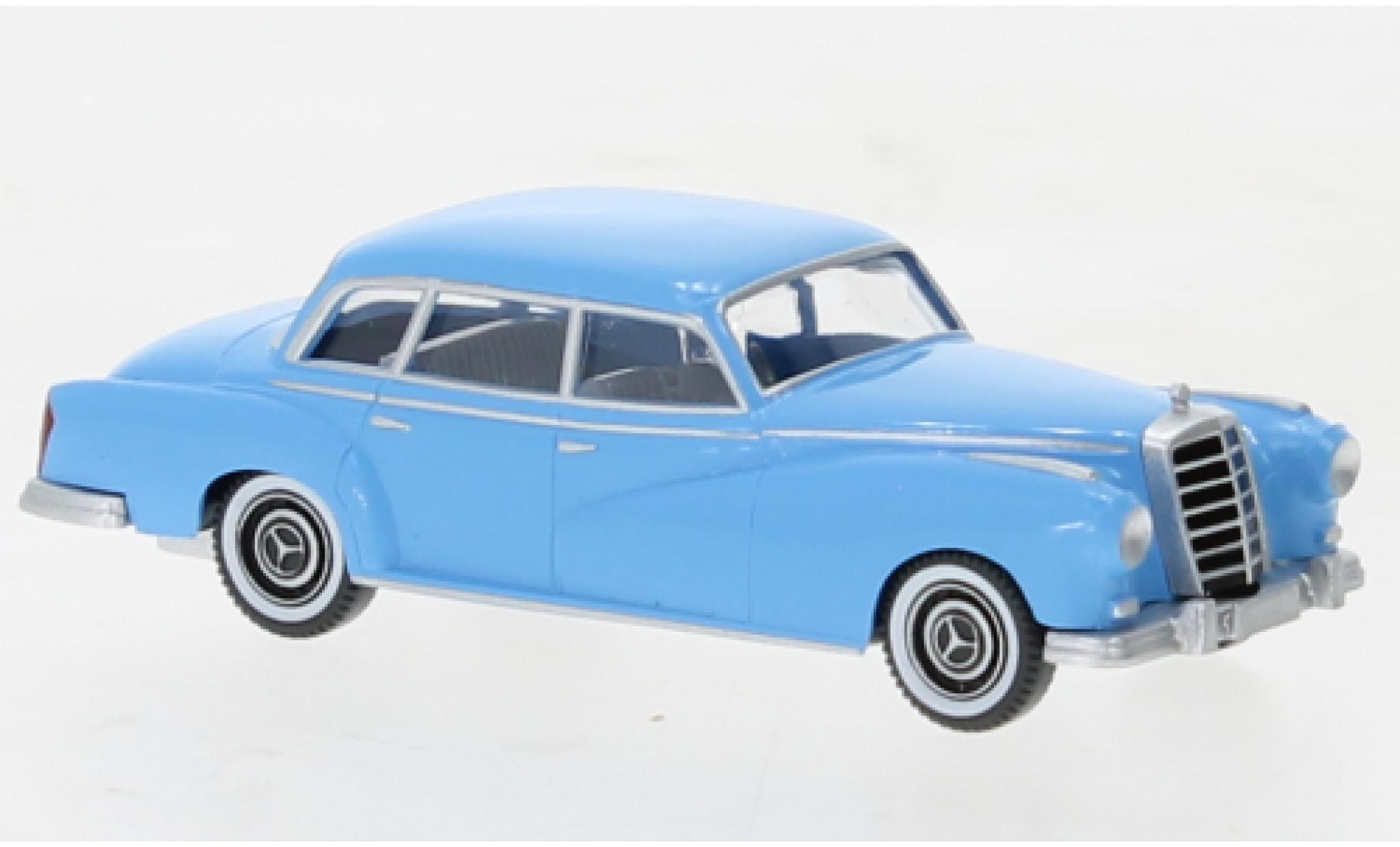 Mercedes CLA 1/87 Wiking 300 blauw clair 1957 modelauto