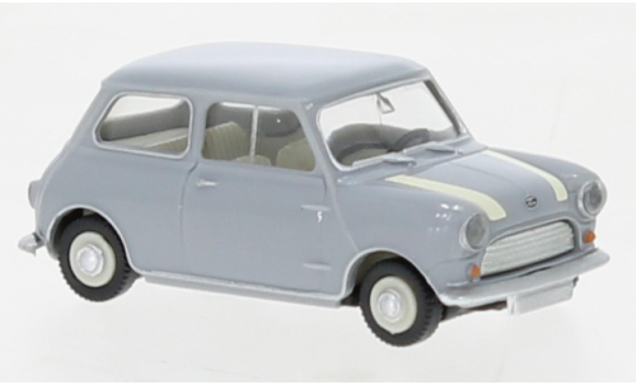 Austin 7 1/87 Wiking Mini grijs 1959 modelauto