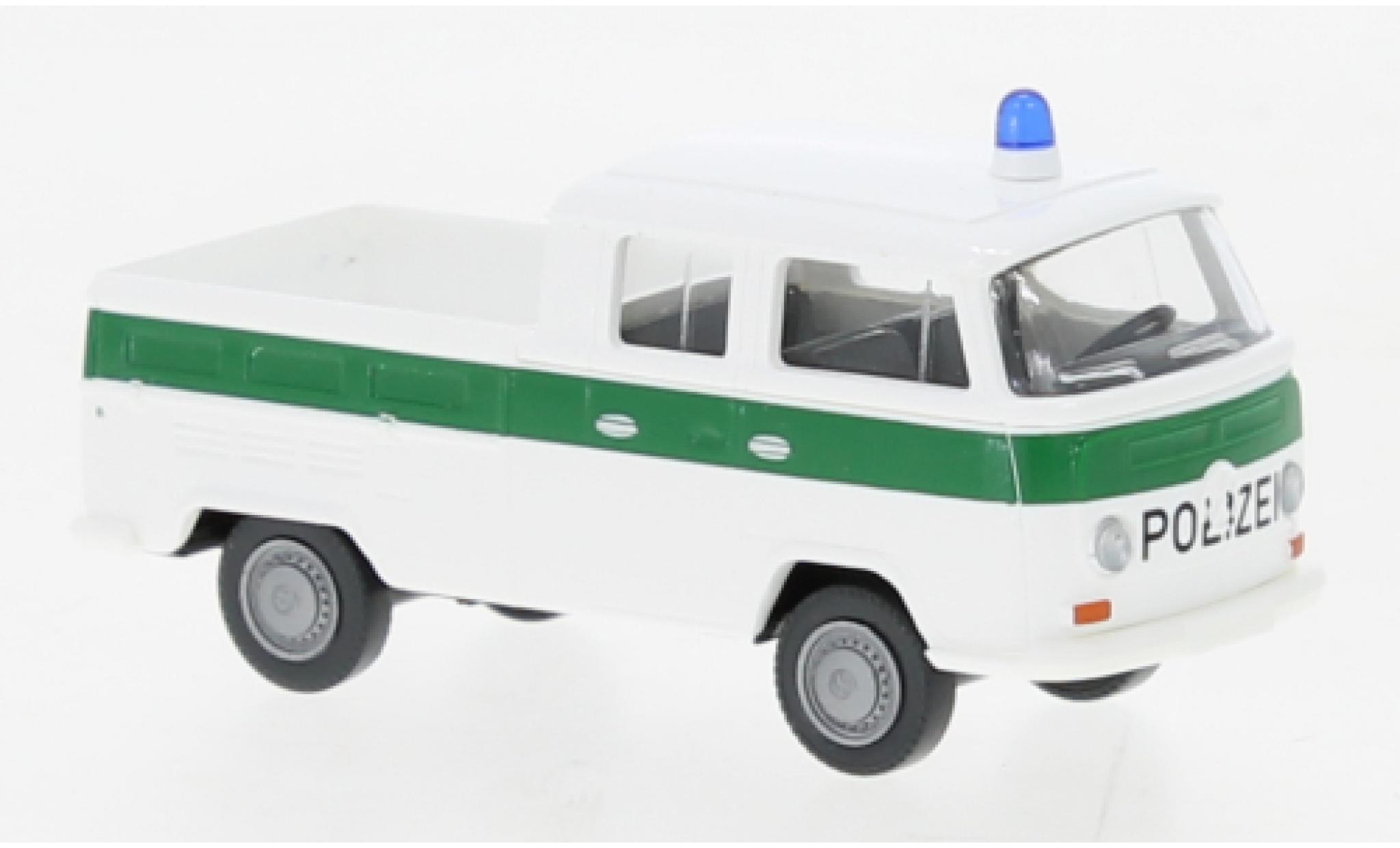 Volkswagen T2 1/87 Wiking cabine double Politie de service 1967 modelauto