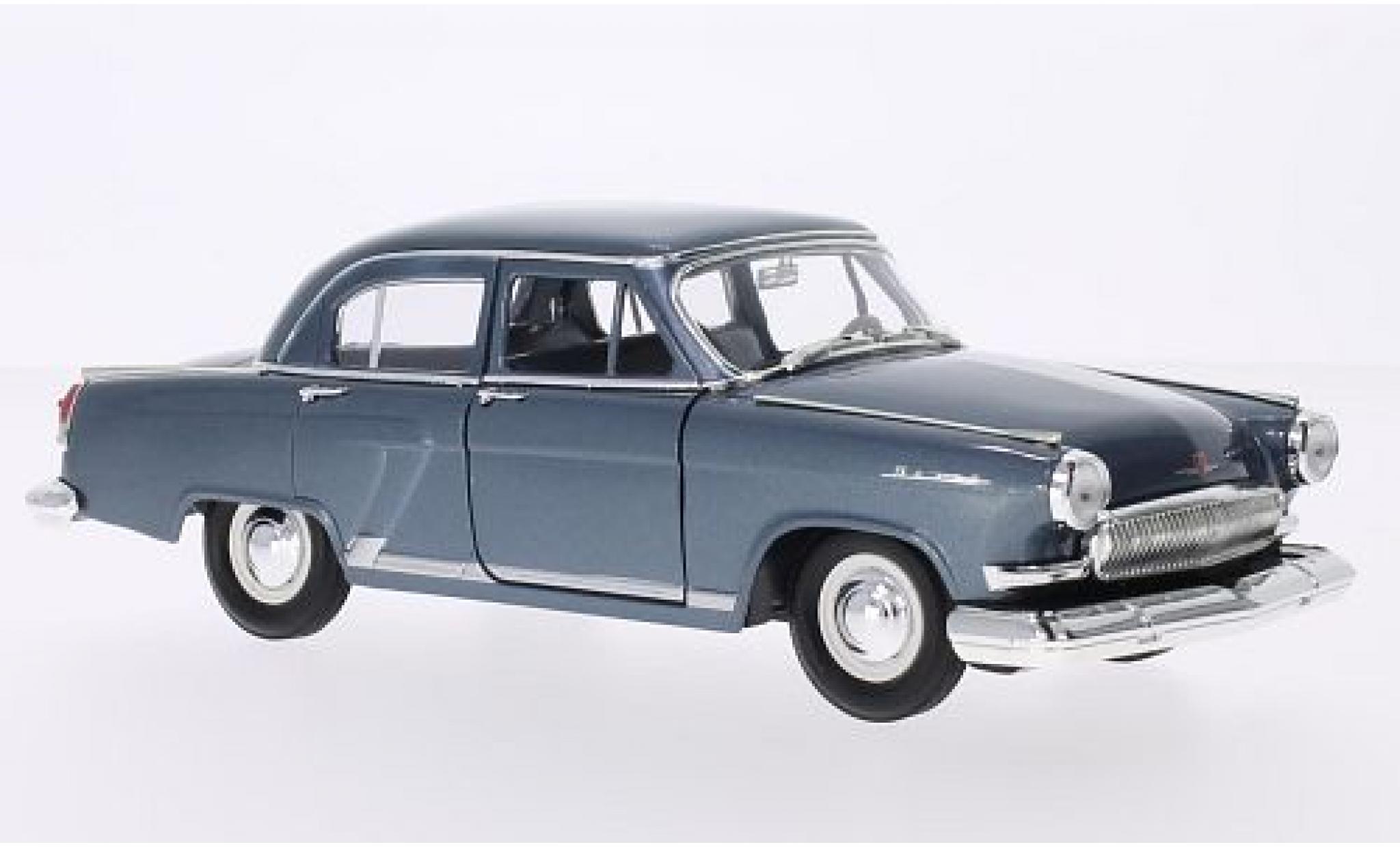 Gaz M21 1/24 Lucky Die Cast Wolga / GAZ blauw Lucky Die Cas 1:24 modelauto