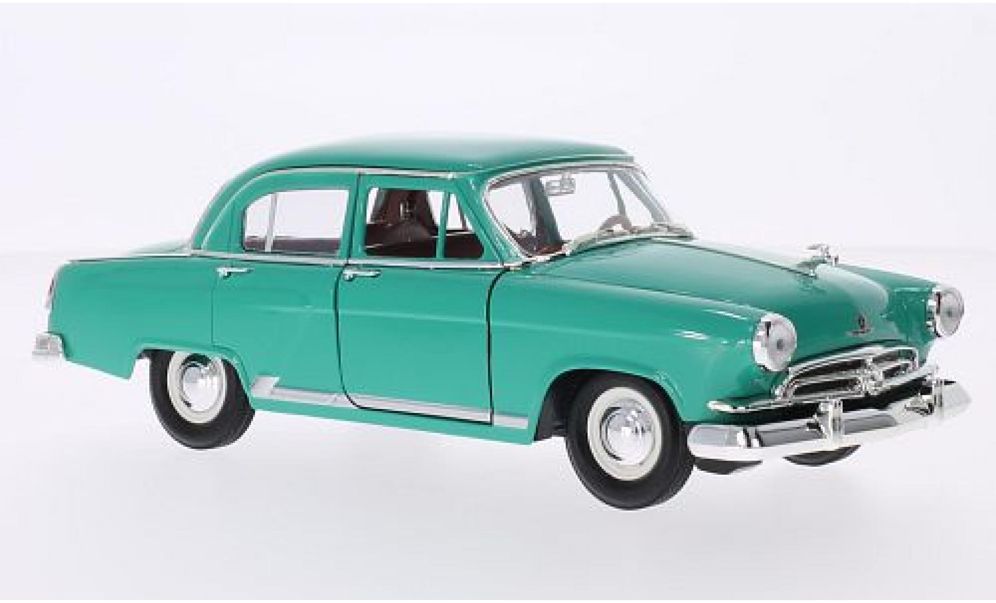 Gaz M21 1/24 Lucky Die Cast Wolga / GAZ groen Lucky Die Cas 1:24 modelauto