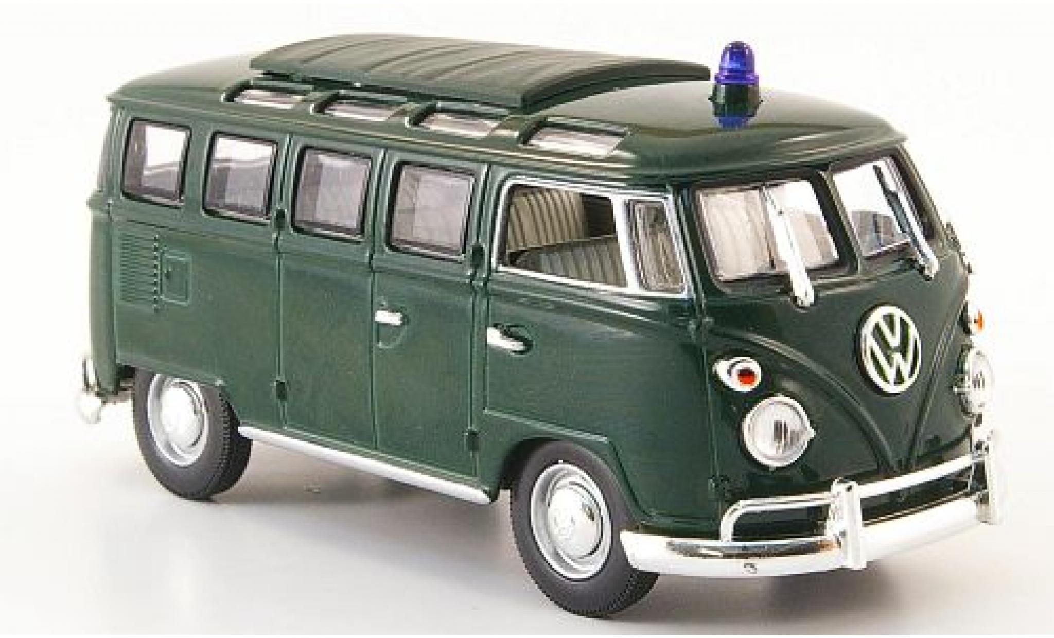 Volkswagen T1 1/43 Yat Ming Samba politie groen modelauto